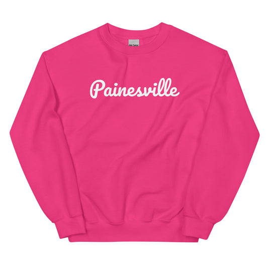 Painesville Ohio Solo Script Crewneck Unisex Sweatshirt