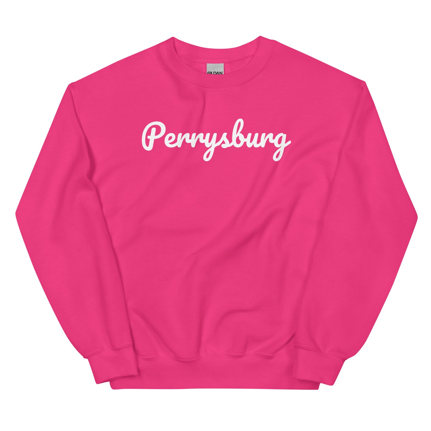 Perrysburg Ohio Solo Script Crewneck Unisex Sweatshirt