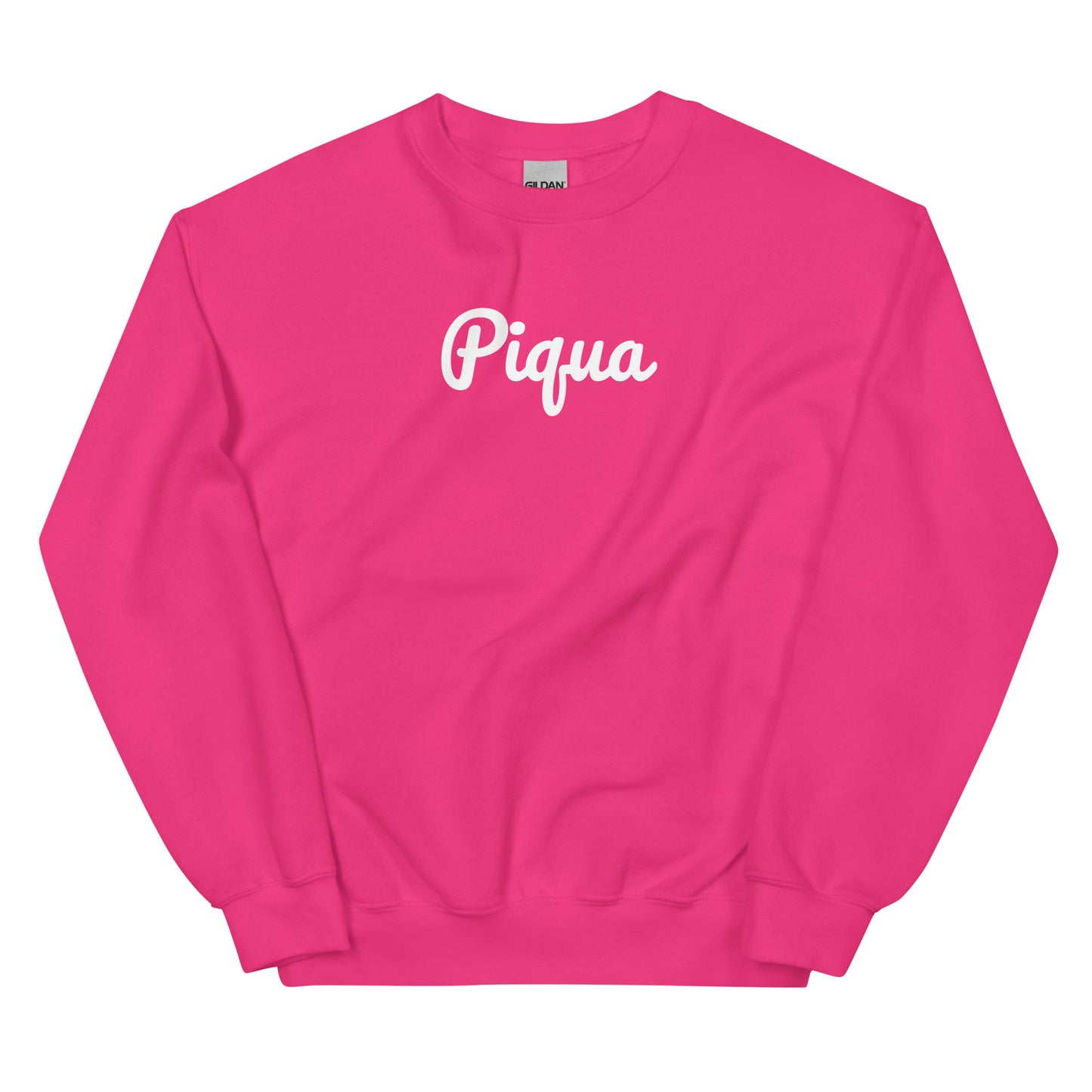 Piqua Ohio Solo Script Crewneck Unisex Sweatshirt