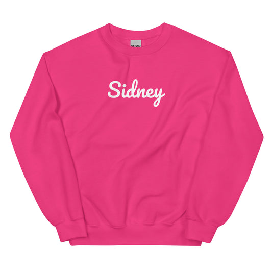 Sidney Ohio Solo Script Crewneck Unisex Sweatshirt