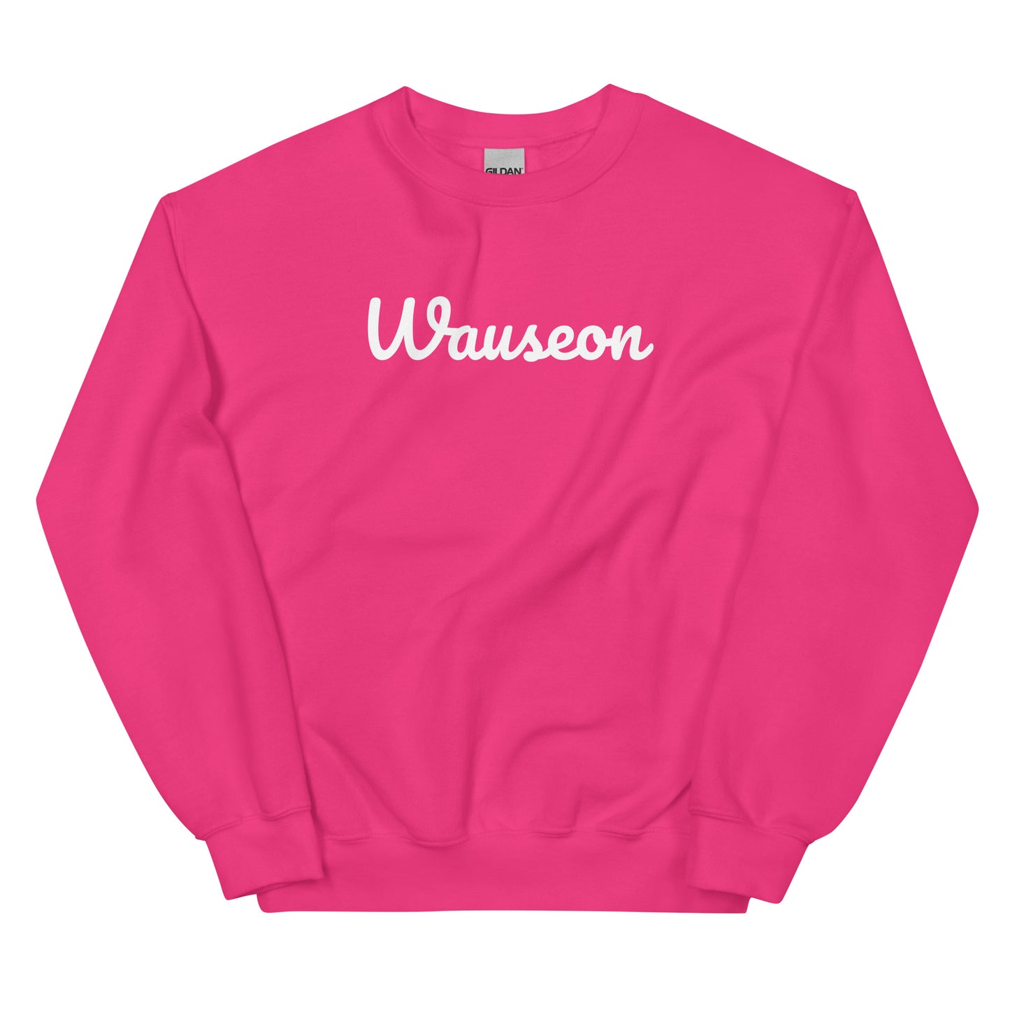 Wauseon Ohio Solo Script Crewneck Unisex Sweatshirt
