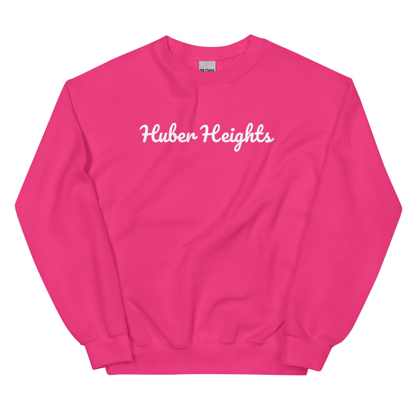 Huber Heights Ohio Solo Script Crewneck Unisex Sweatshirt