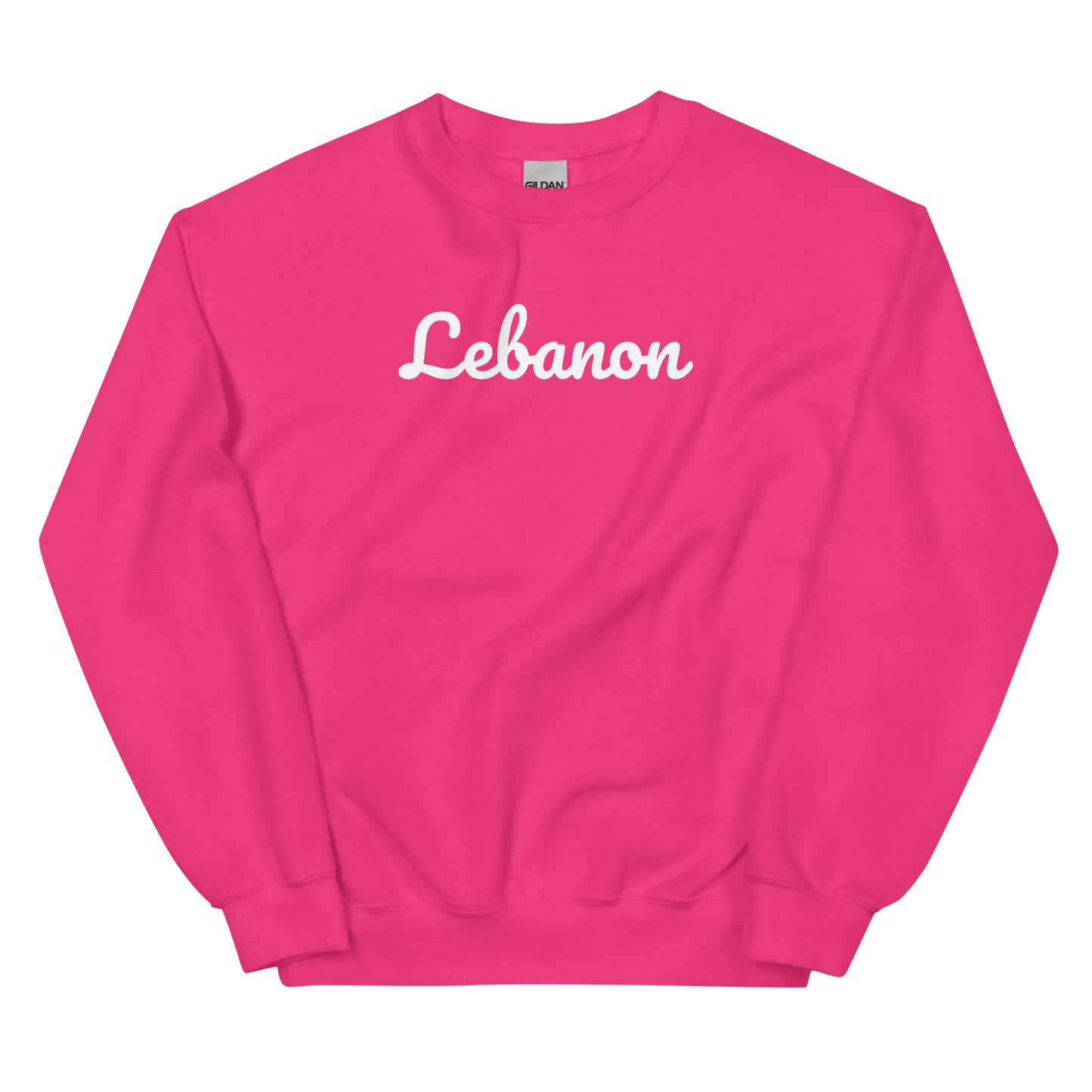 Lebanon Ohio Solo Script Crewneck Unisex Sweatshirt