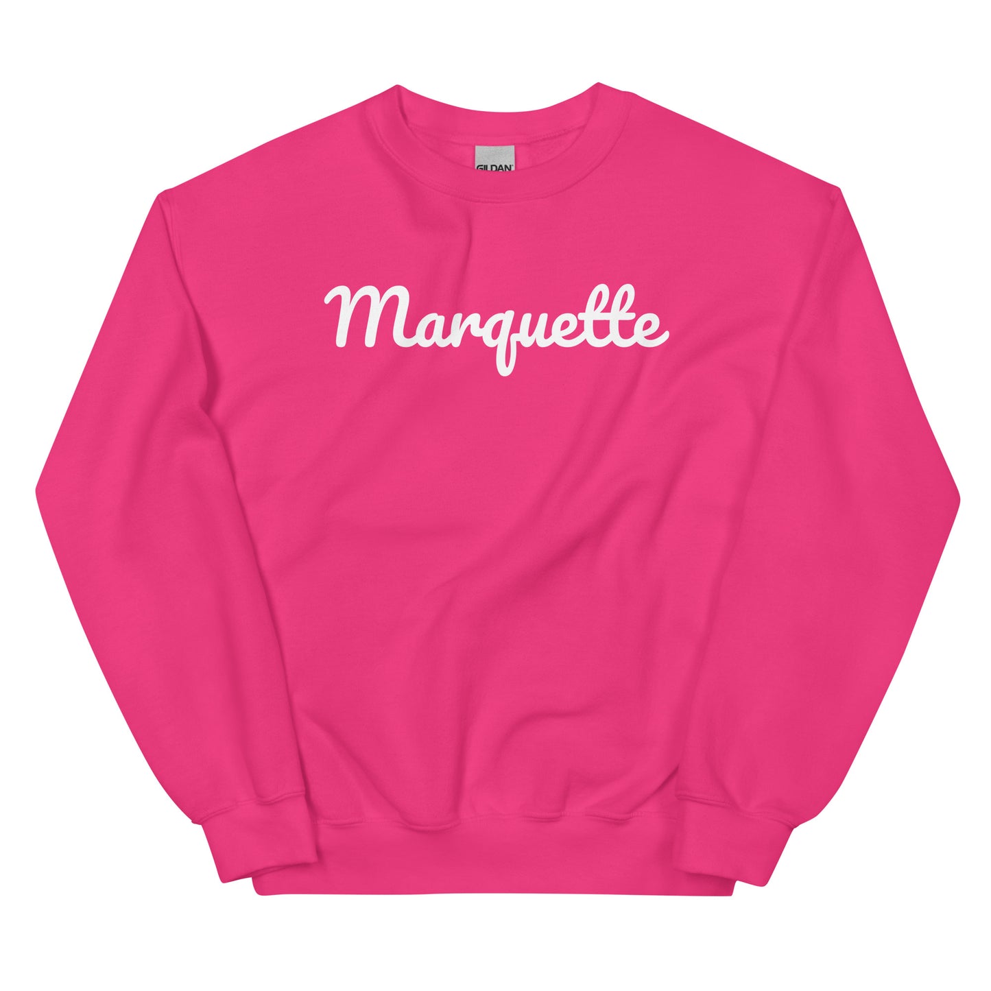 Marquette Michigan Solo Script Crewneck Unisex Sweatshirt