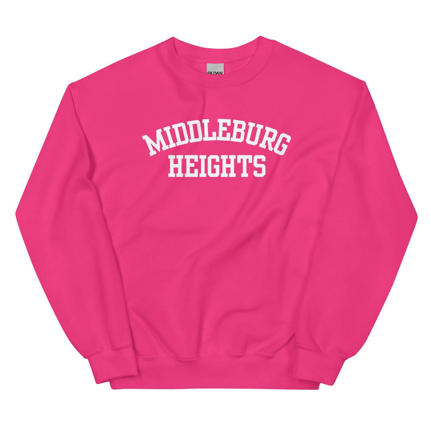 Middleburg Heights Ohio Block Solo Crewneck Unisex Sweatshirt