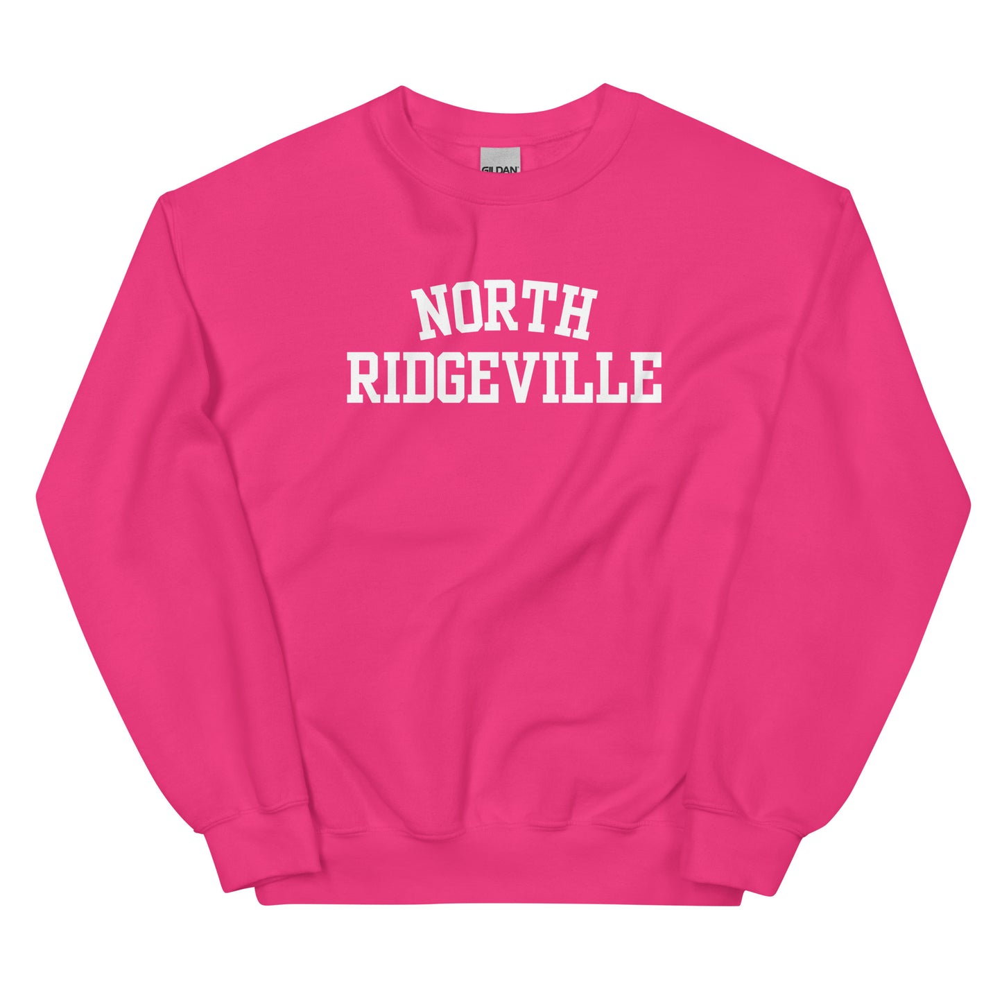 North Ridgeville Ohio Block Solo Crewneck Unisex Sweatshirt
