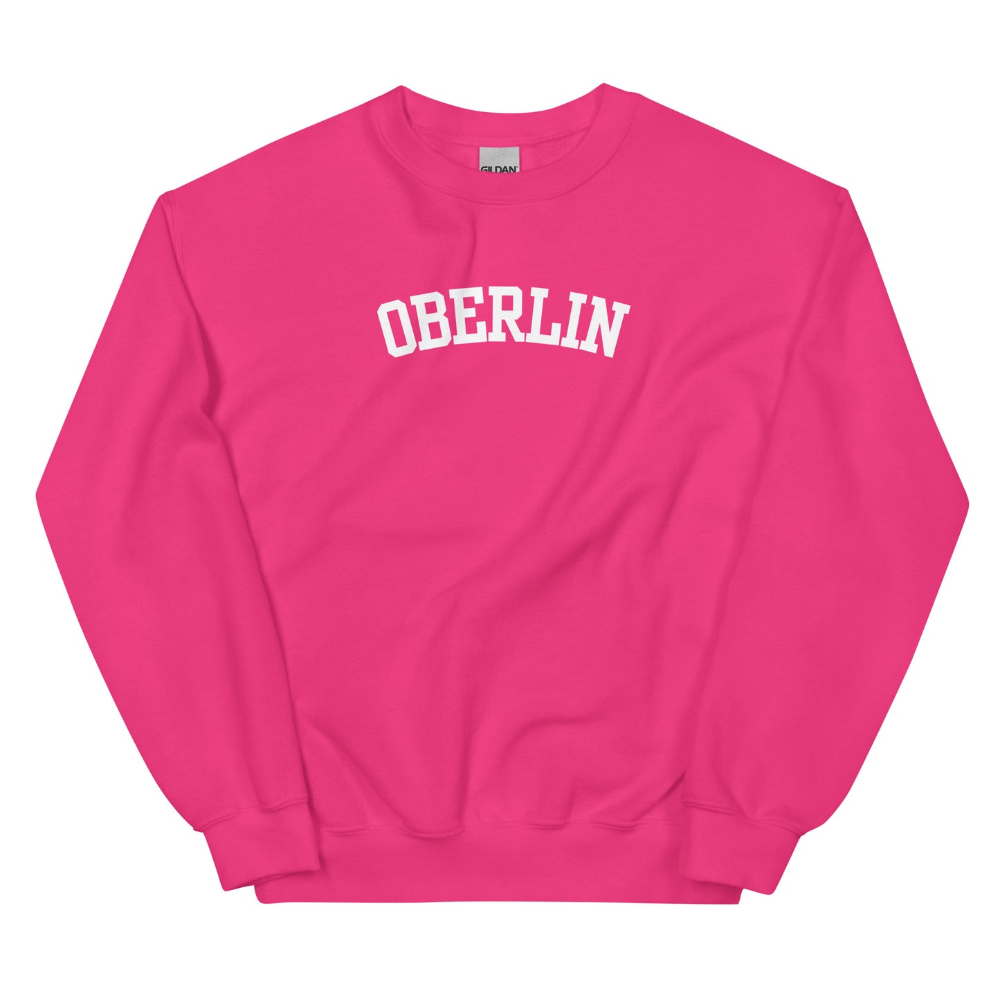 Oberlin Ohio Block Solo Crewneck Unisex Sweatshirt