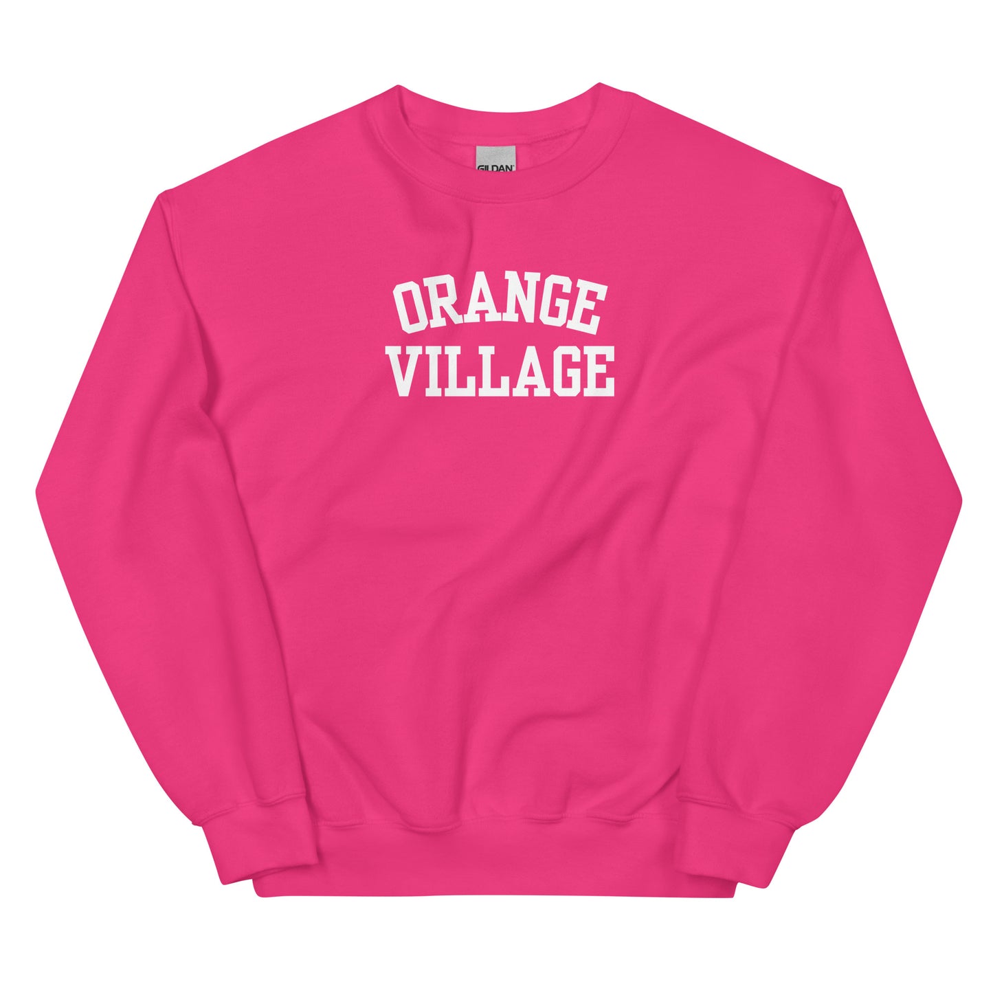 Orange Village Ohio Block Solo Crewneck Unisex Sweatshirt