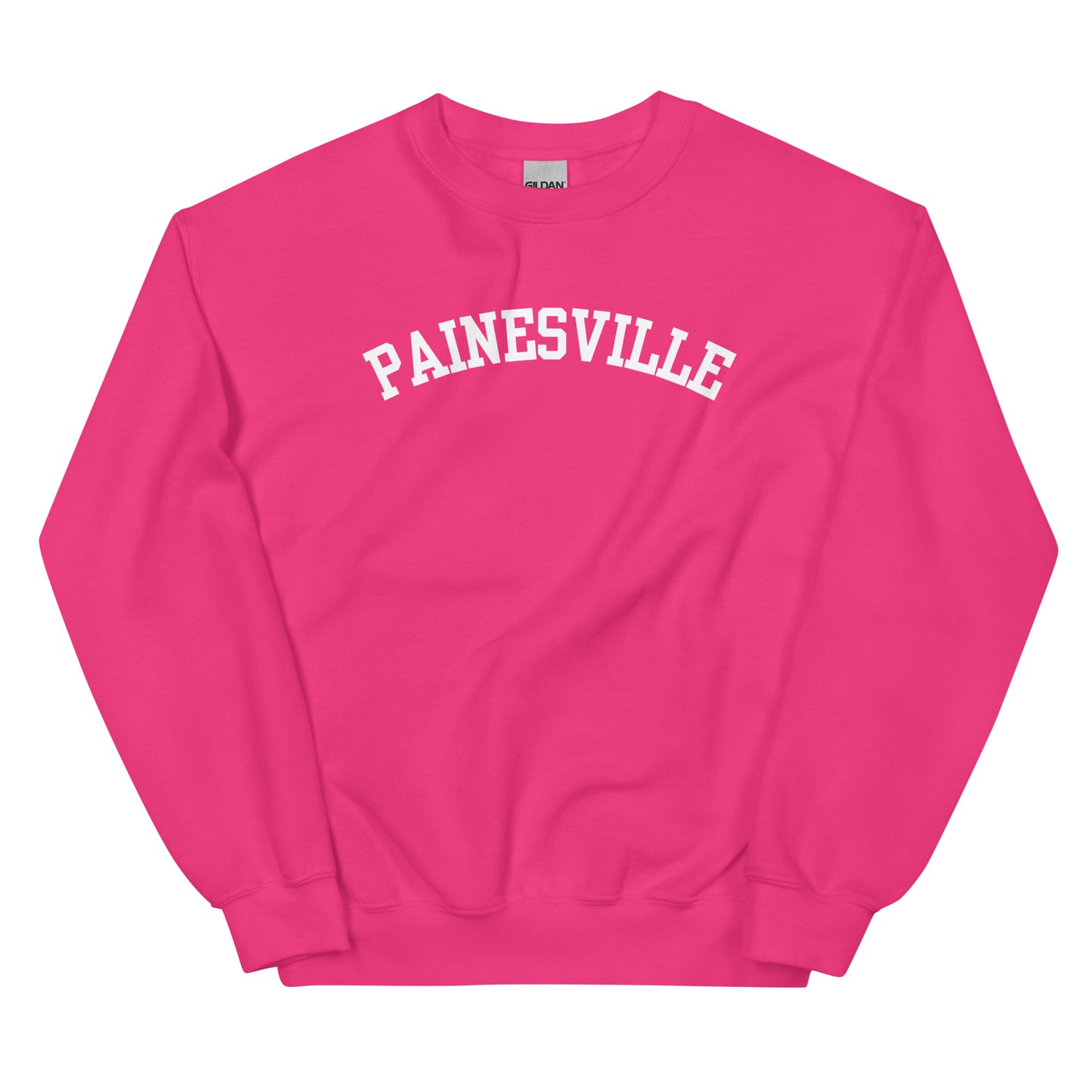 Painesville Ohio Block Solo Crewneck Unisex Sweatshirt