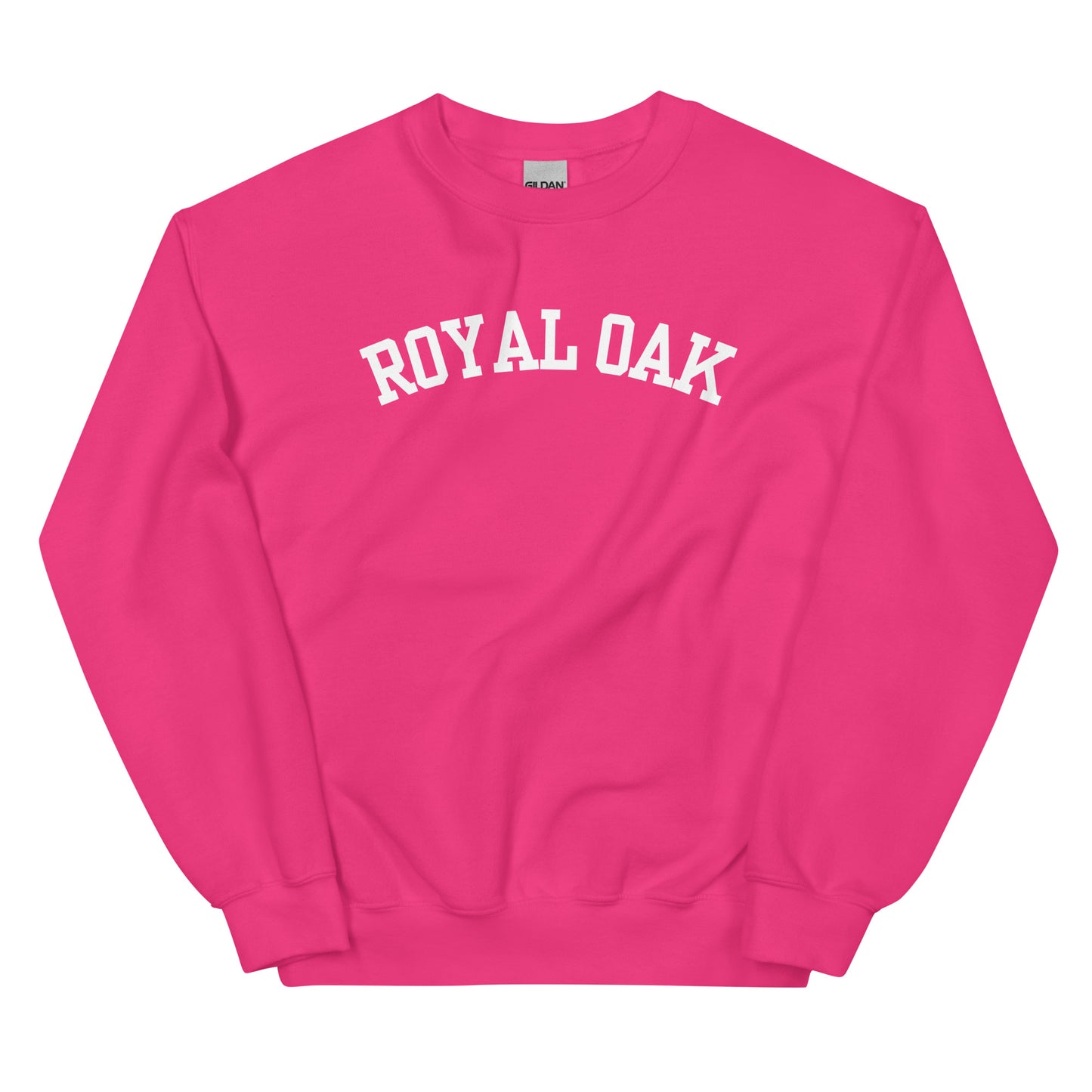 Royal Oak Michigan Block Solo Crewneck Unisex Sweatshirt