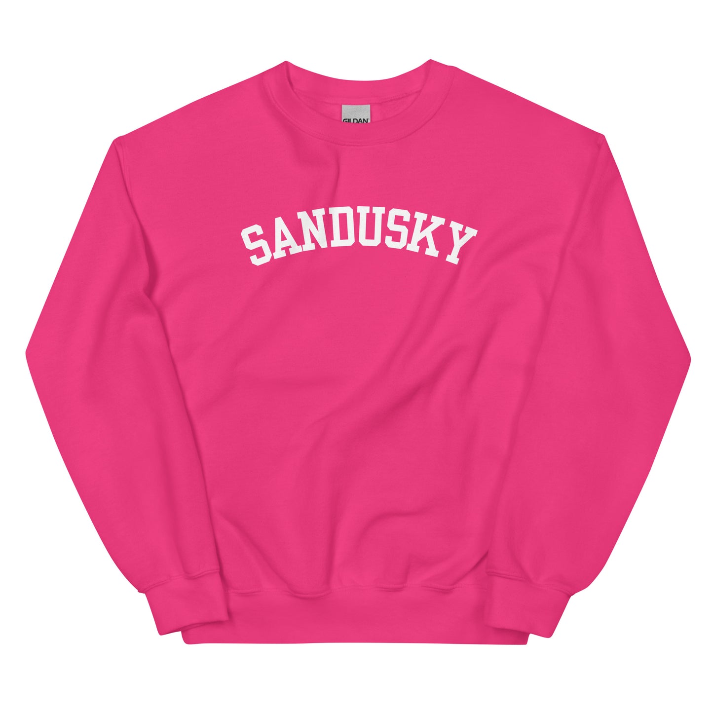 Sandusky Ohio Block Solo Crewneck Unisex Sweatshirt