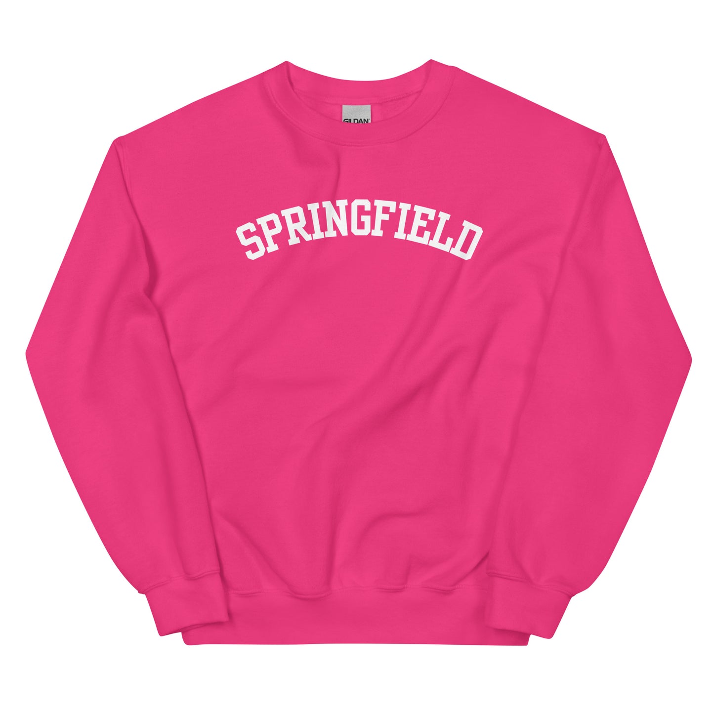 Springfield Ohio Block Solo Crewneck Unisex Sweatshirt