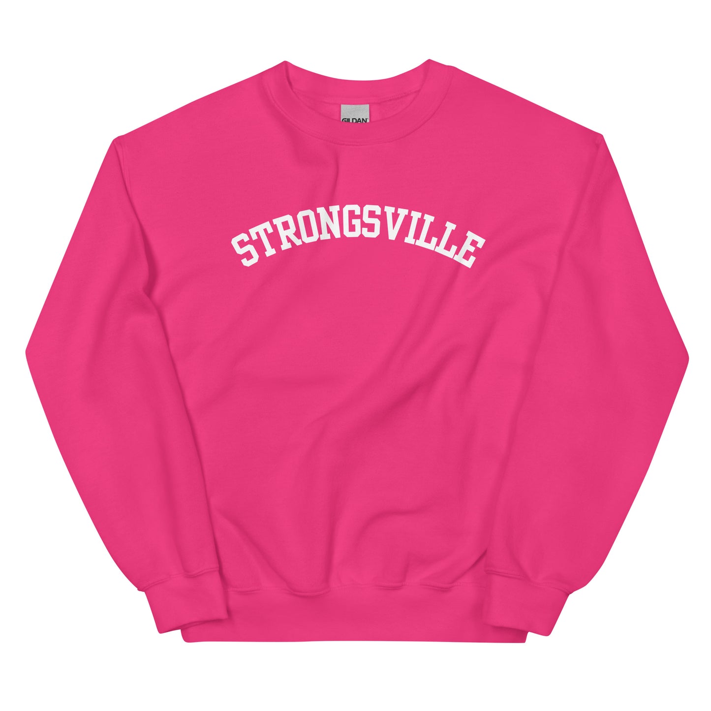 Strongsville Ohio Block Solo Crewneck Unisex Sweatshirt