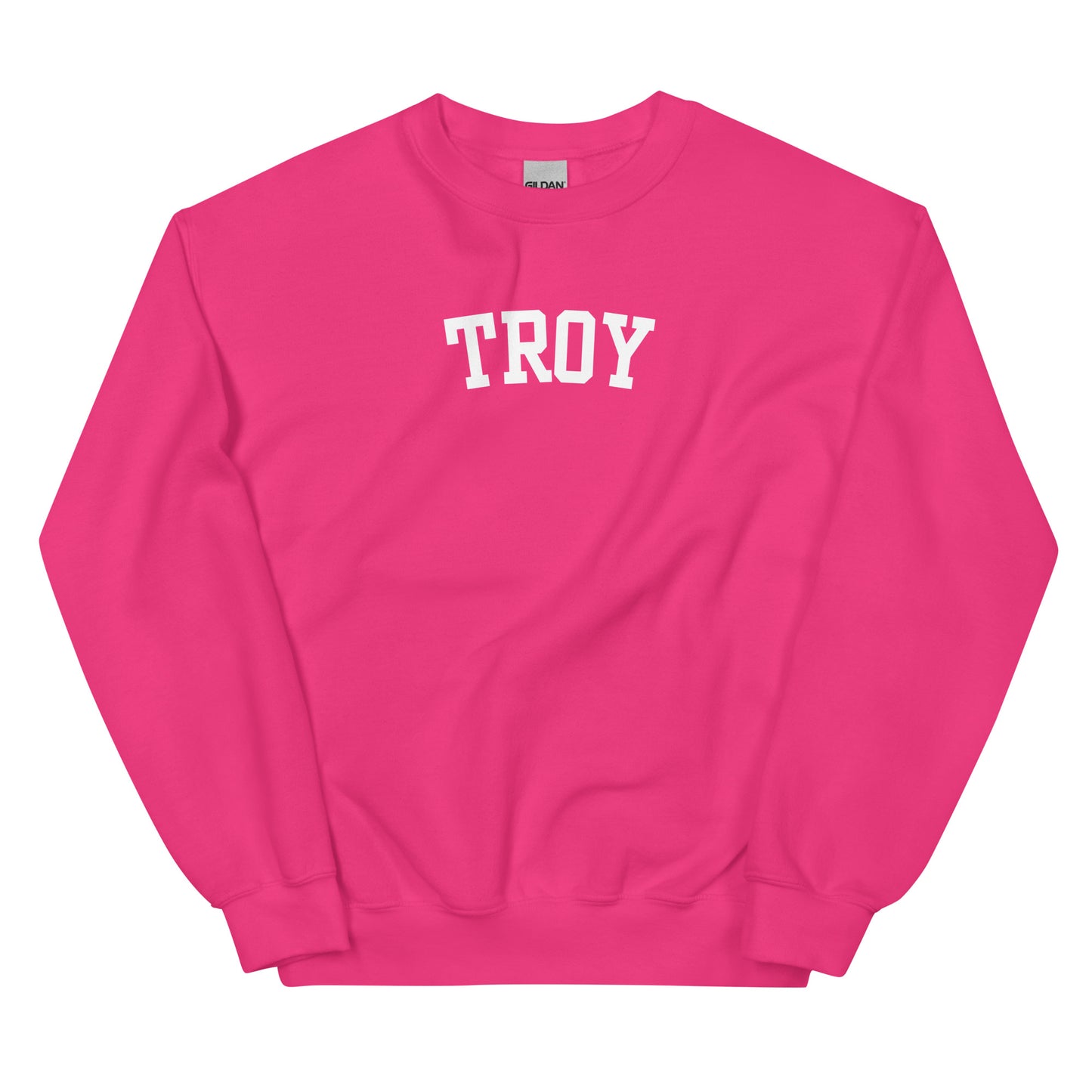 Troy Ohio Block Solo Crewneck Unisex Sweatshirt
