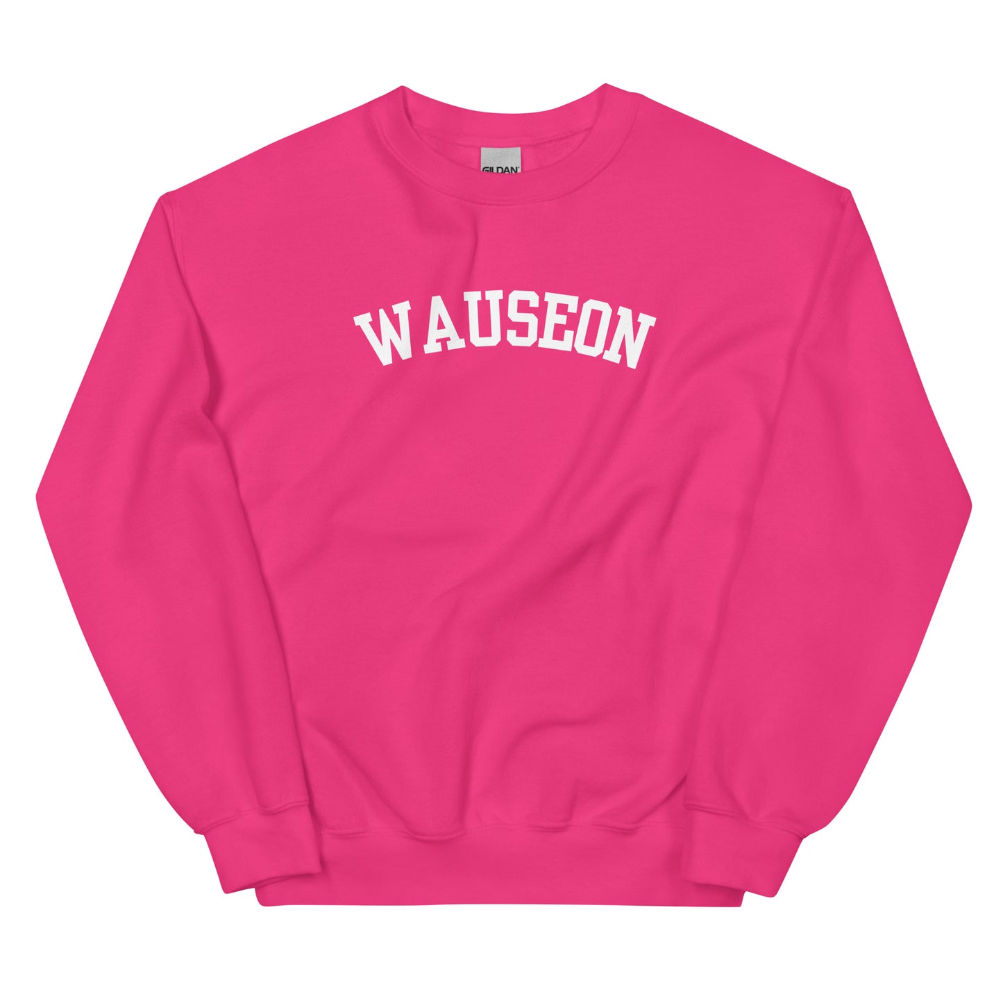 Wauseon Ohio Block Solo Crewneck Unisex Sweatshirt
