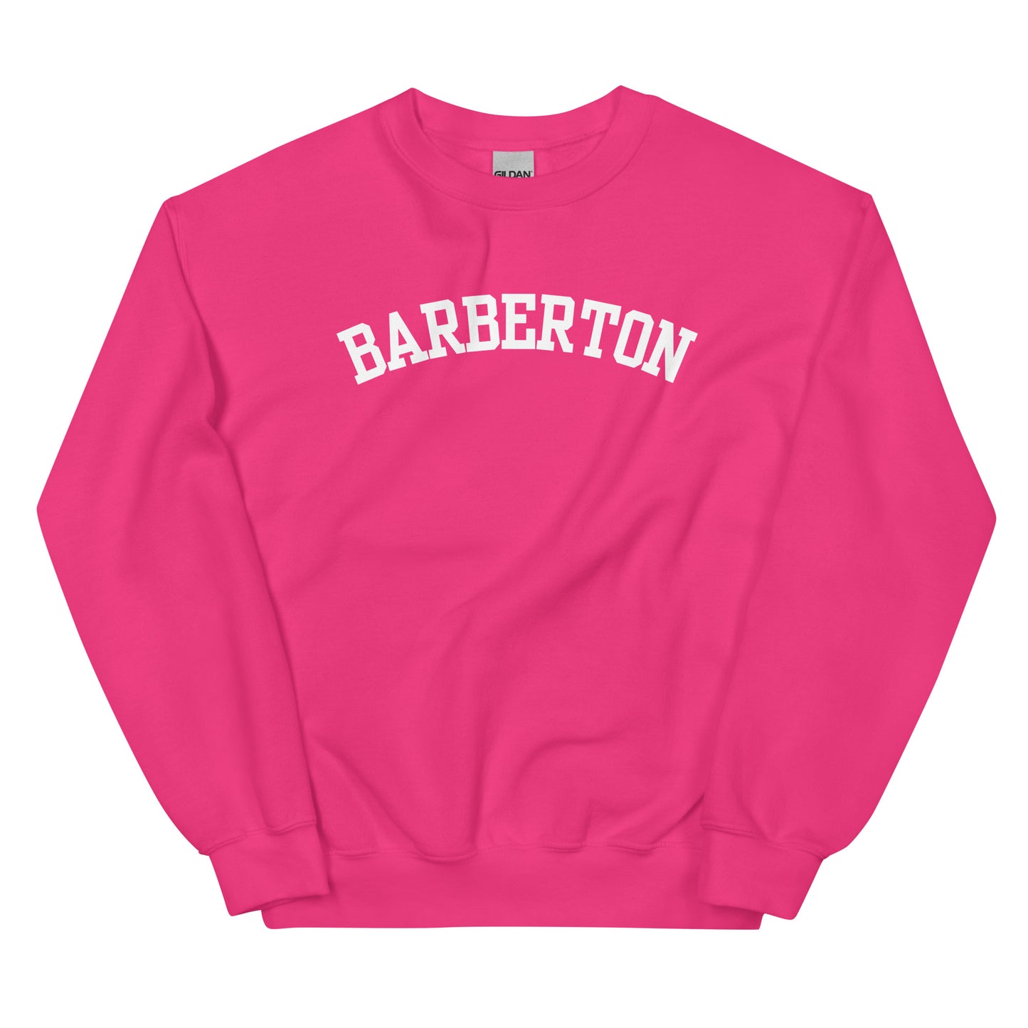 Barberton Ohio Block Solo Crewneck Unisex Sweatshirt