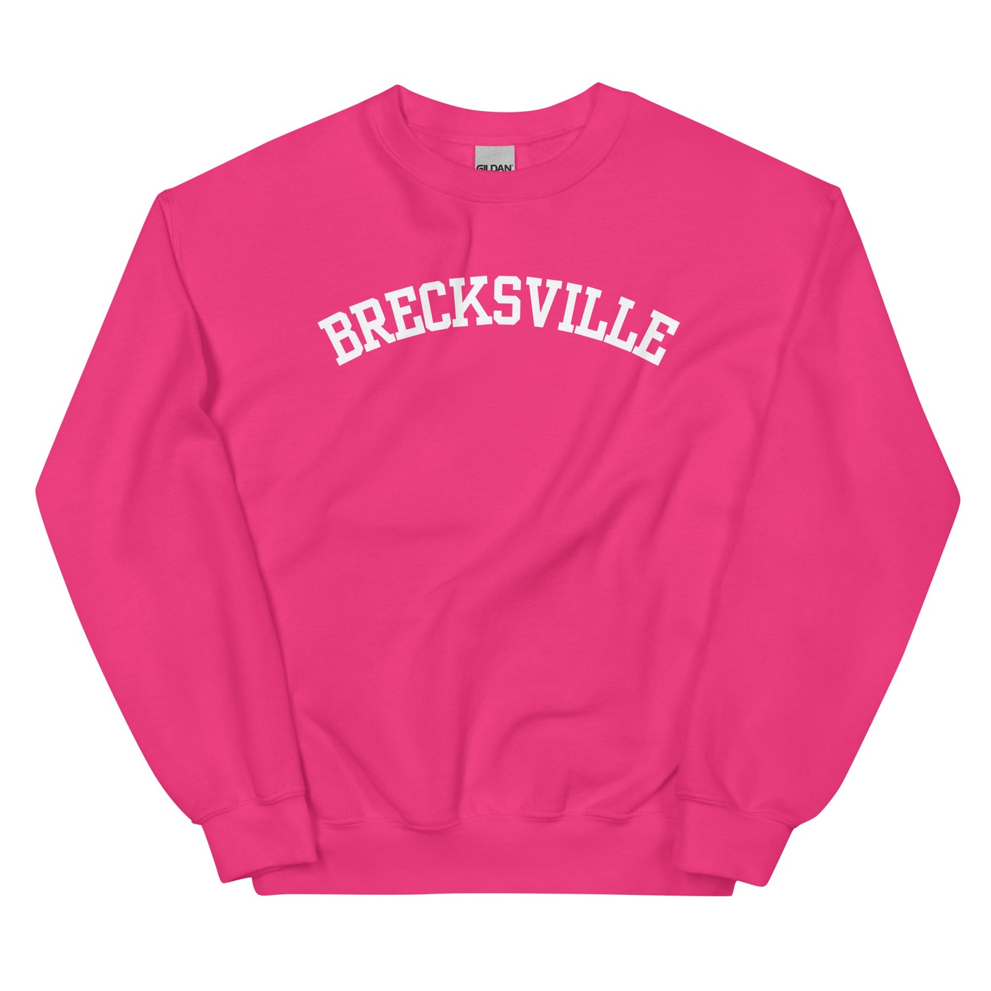 Brecksville Ohio Block Solo Crewneck Unisex Sweatshirt