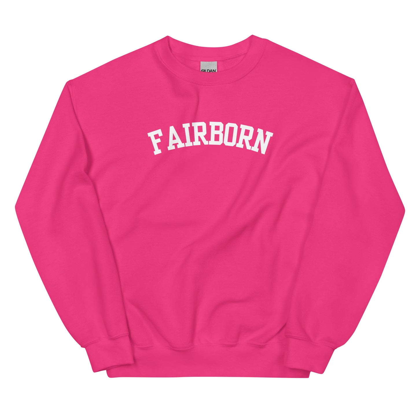 Fairborn Ohio Block Solo Crewneck Unisex Sweatshirt