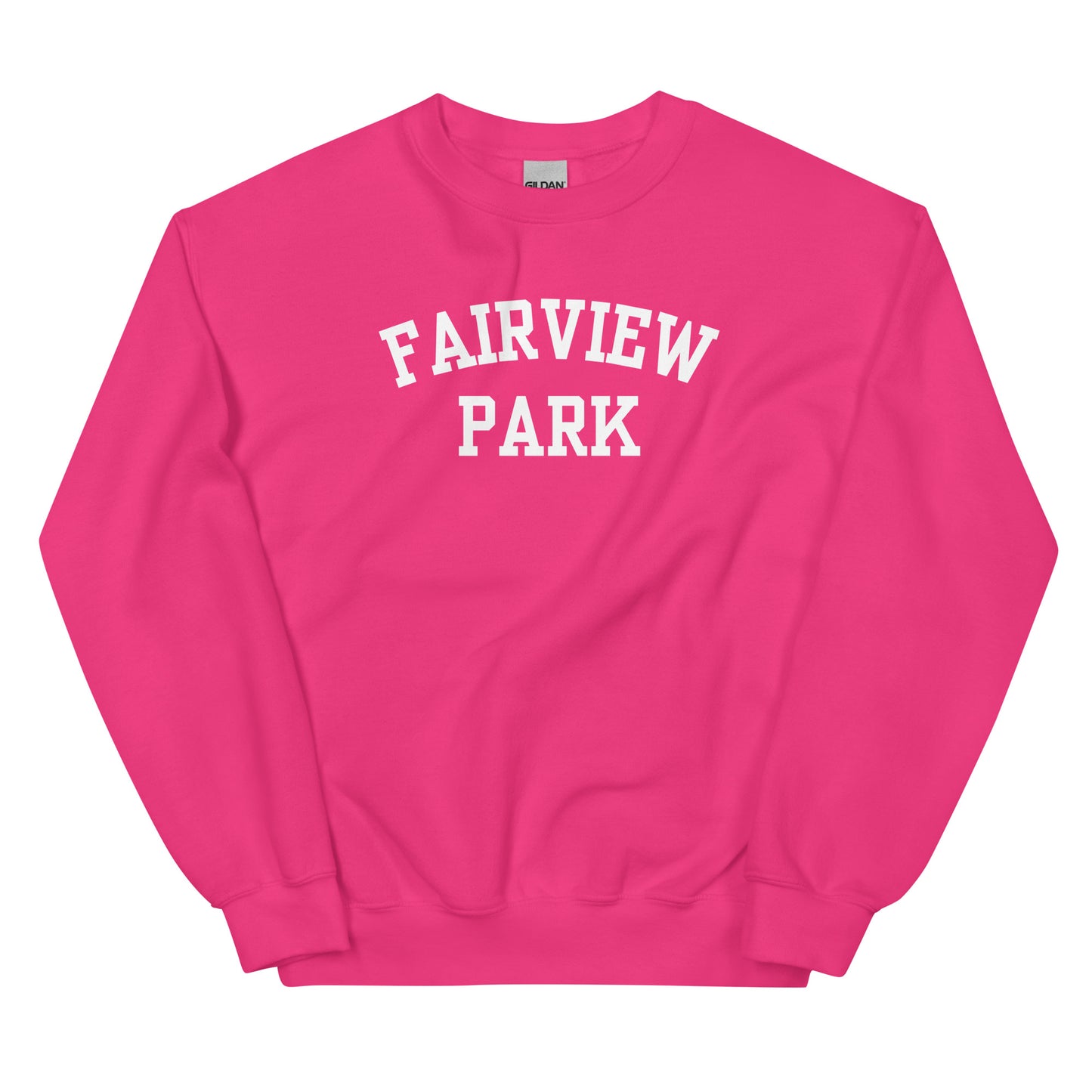 Fairview Park Ohio Block Solo Crewneck Unisex Sweatshirt