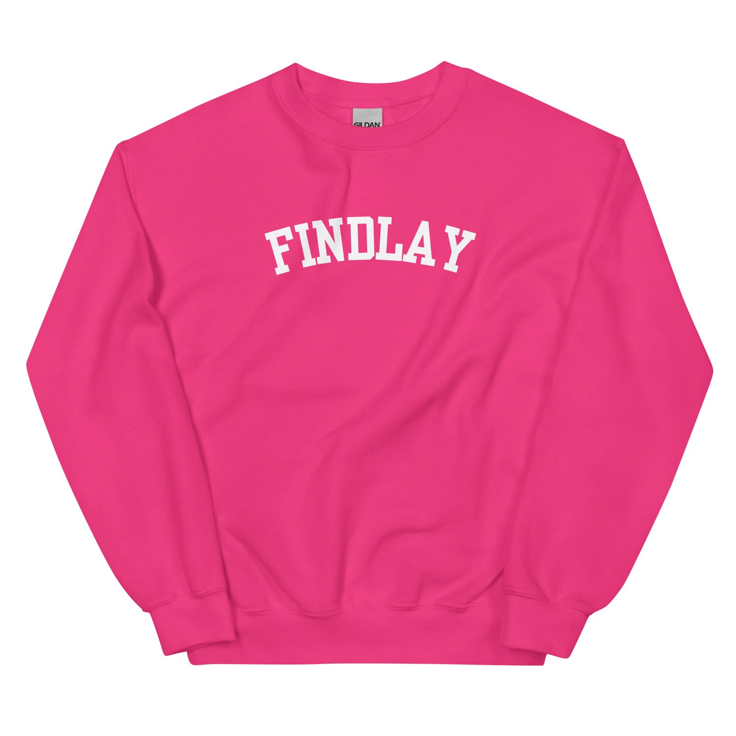 Findlay Ohio Block Solo Crewneck Unisex Sweatshirt