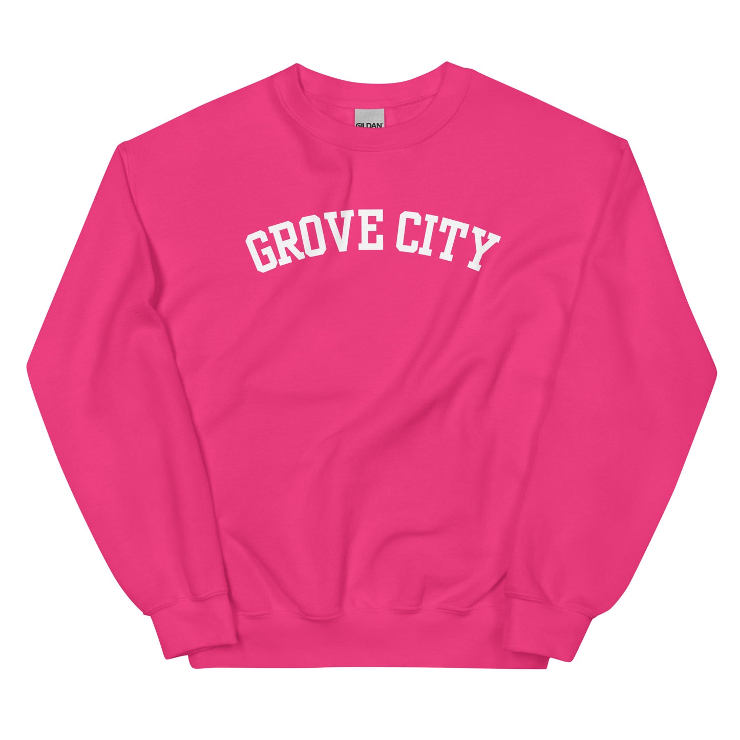 Grove City Ohio Block Solo Crewneck Unisex Sweatshirt