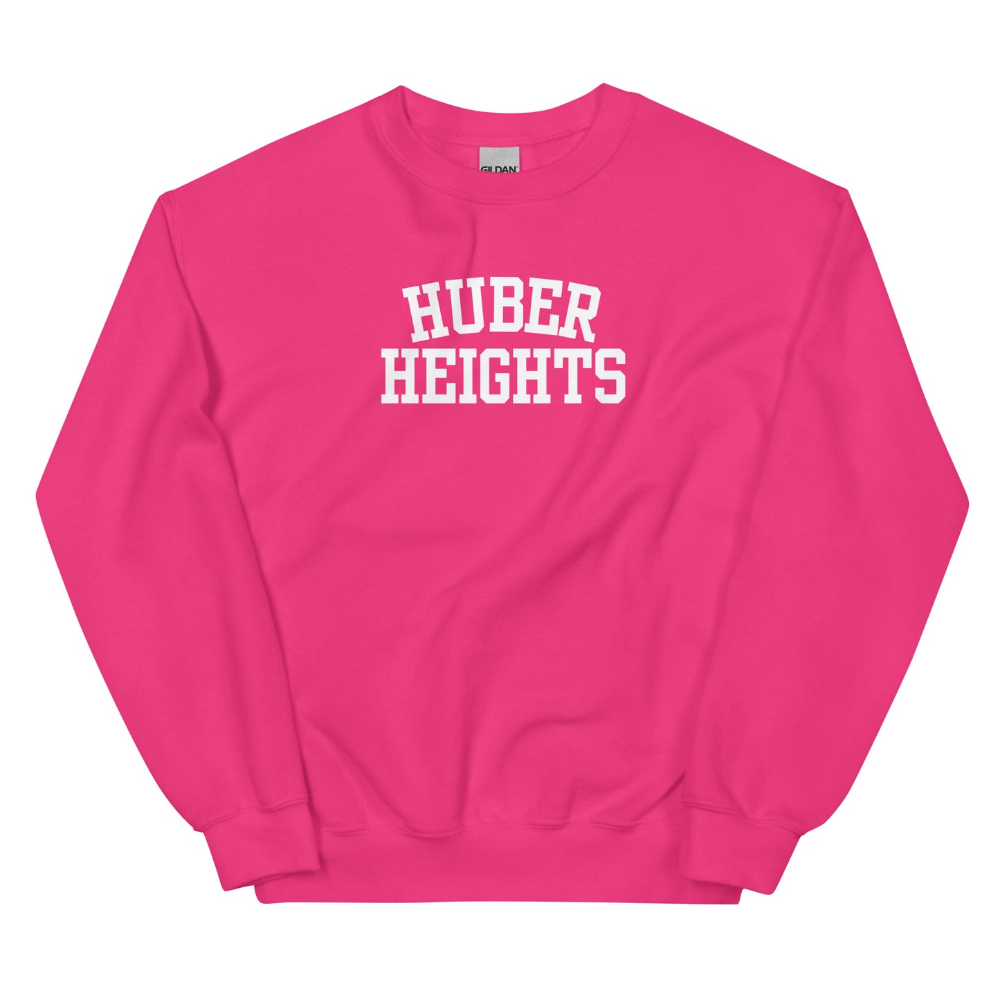 Huber Heights Ohio Block Solo Crewneck Unisex Sweatshirt