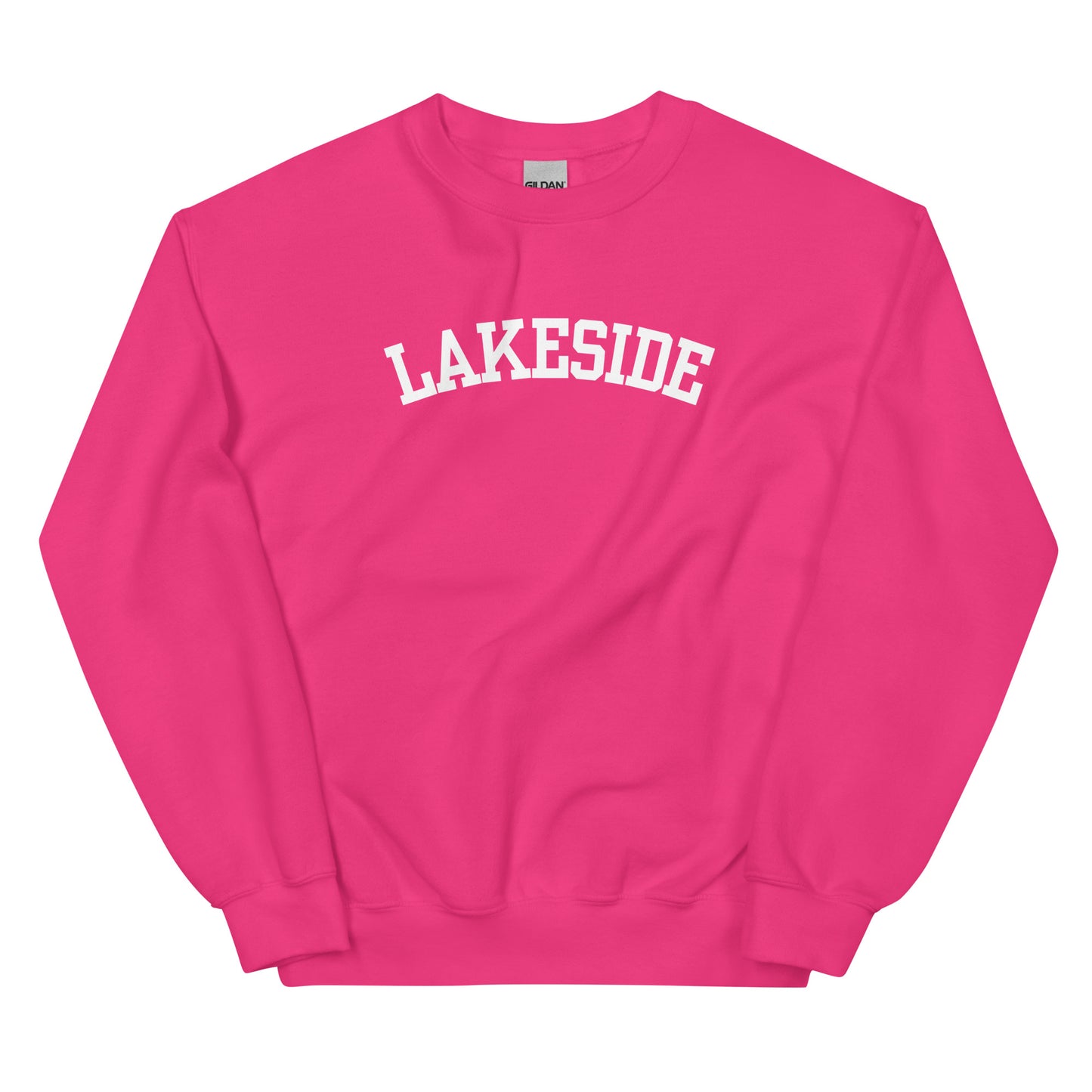 Lakeside Ohio Block Solo Crewneck Unisex Sweatshirt