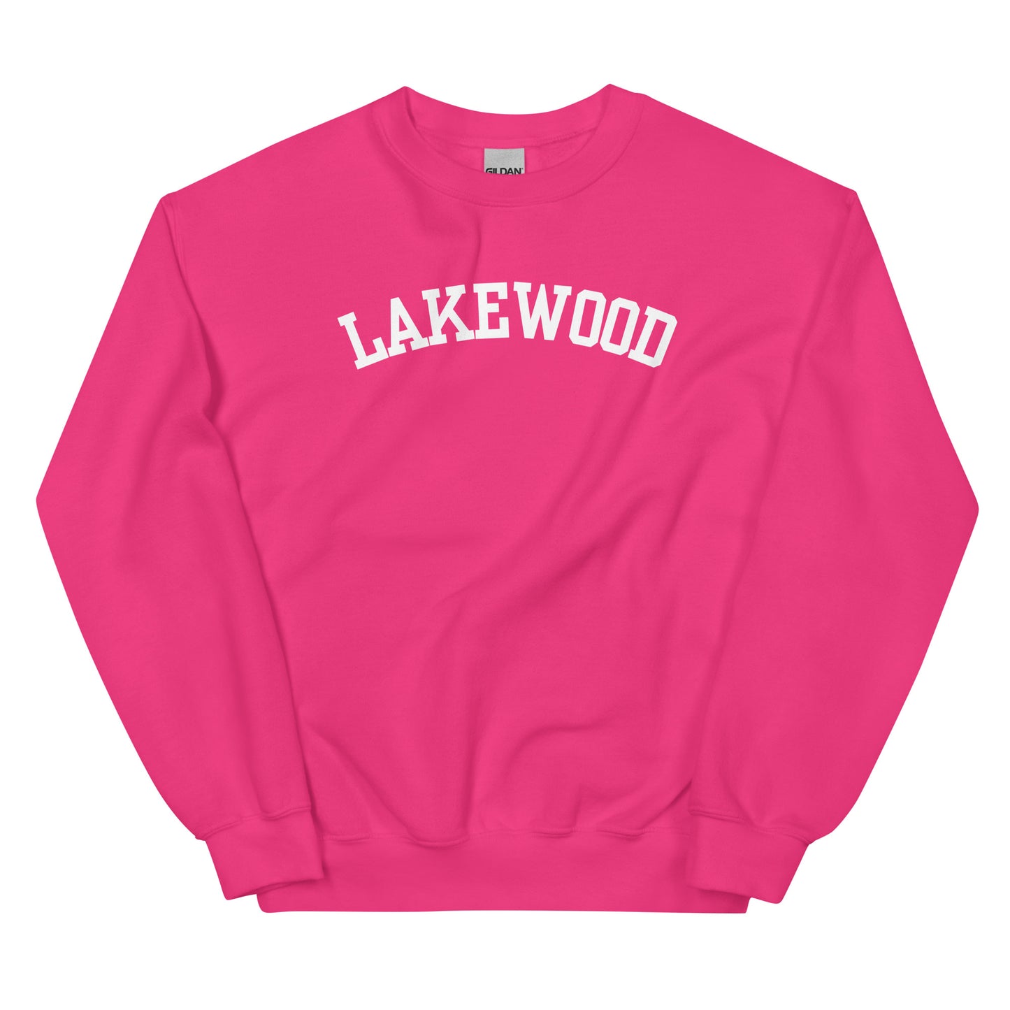 Lakewood Ohio Block Solo Crewneck Unisex Sweatshirt