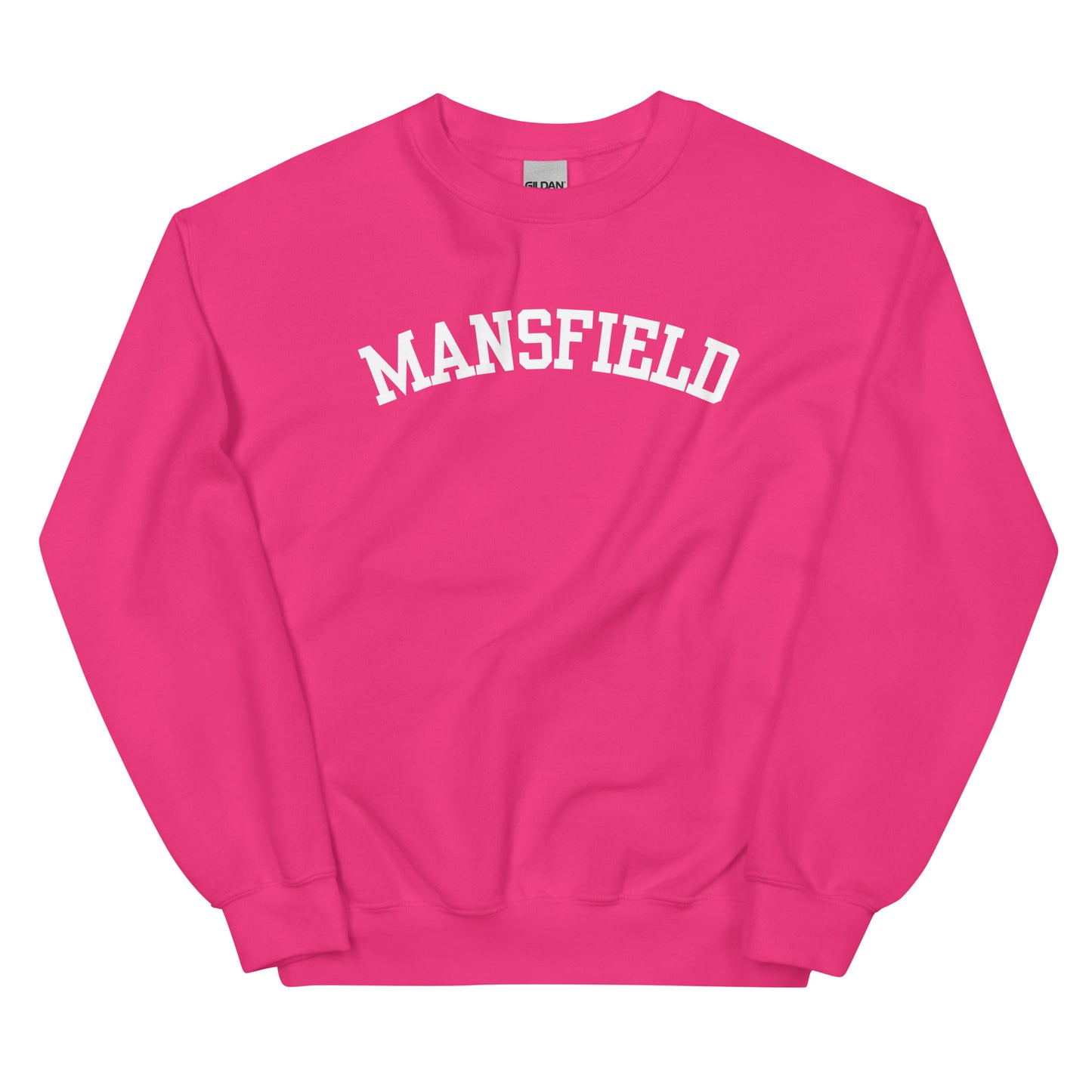 Mansfield Ohio Block Solo Crewneck Unisex Sweatshirt