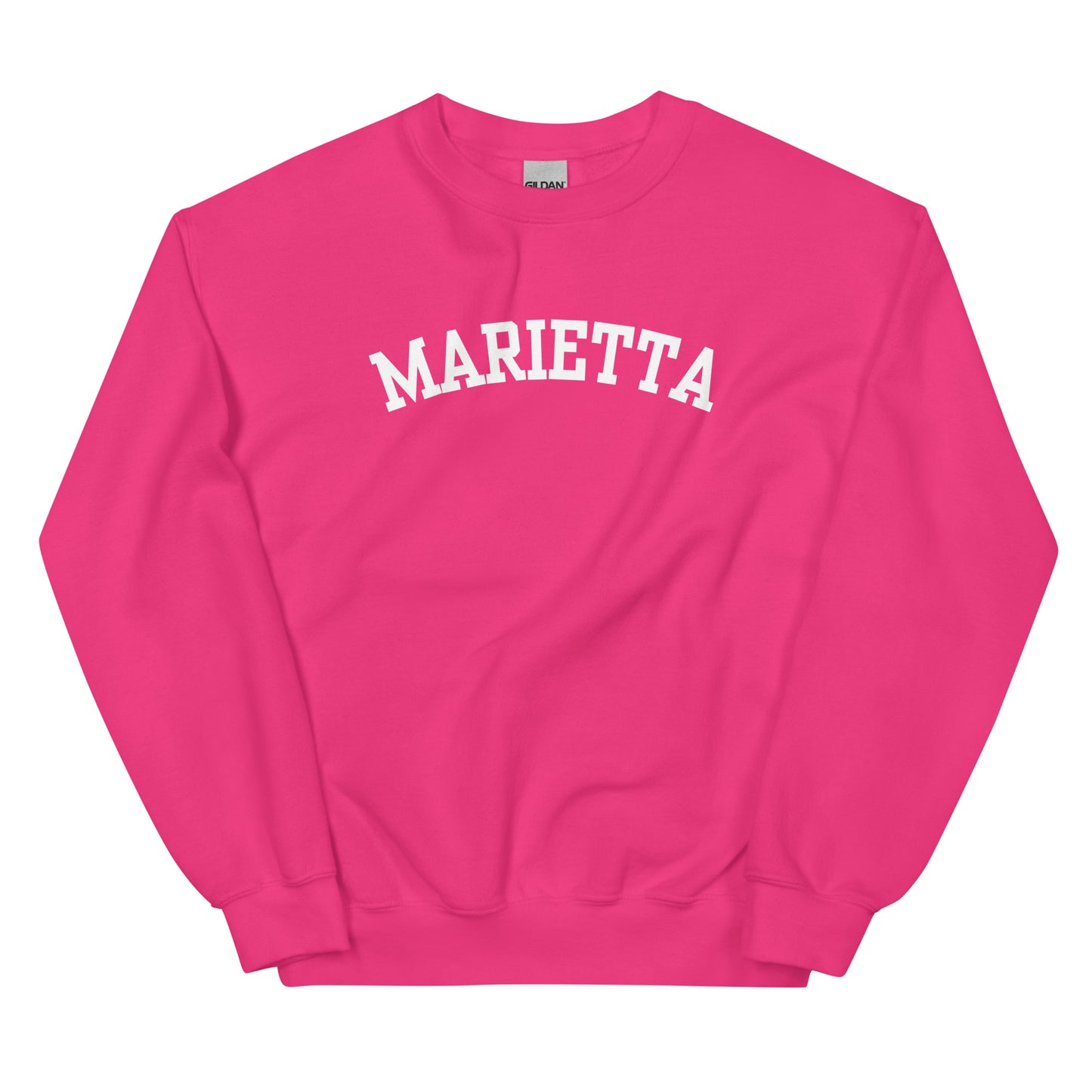 Marietta Ohio Block Solo Crewneck Unisex Sweatshirt