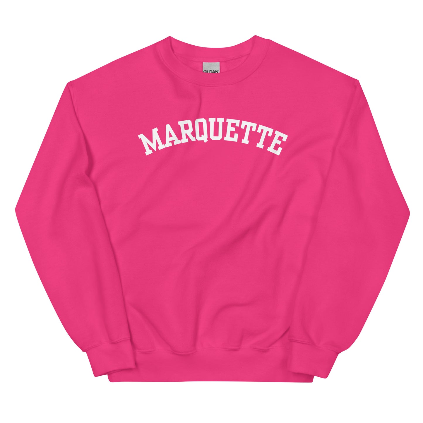 Marquette Michigan Block Solo Crewneck Unisex Sweatshirt