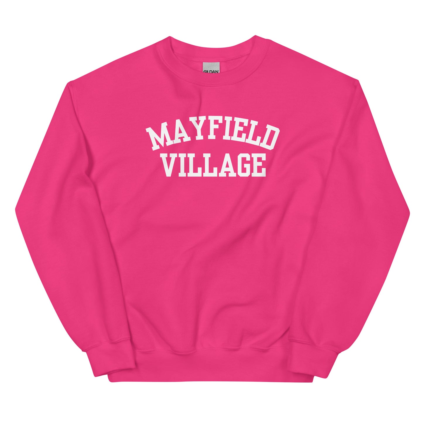 Mayfield Village Ohio Block Solo Crewneck Unisex Sweatshirt