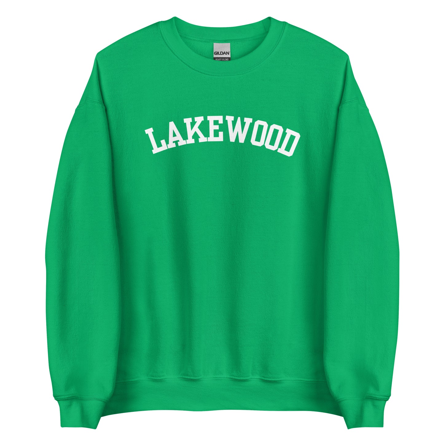 Lakewood Ohio Block Solo Crewneck Unisex Sweatshirt
