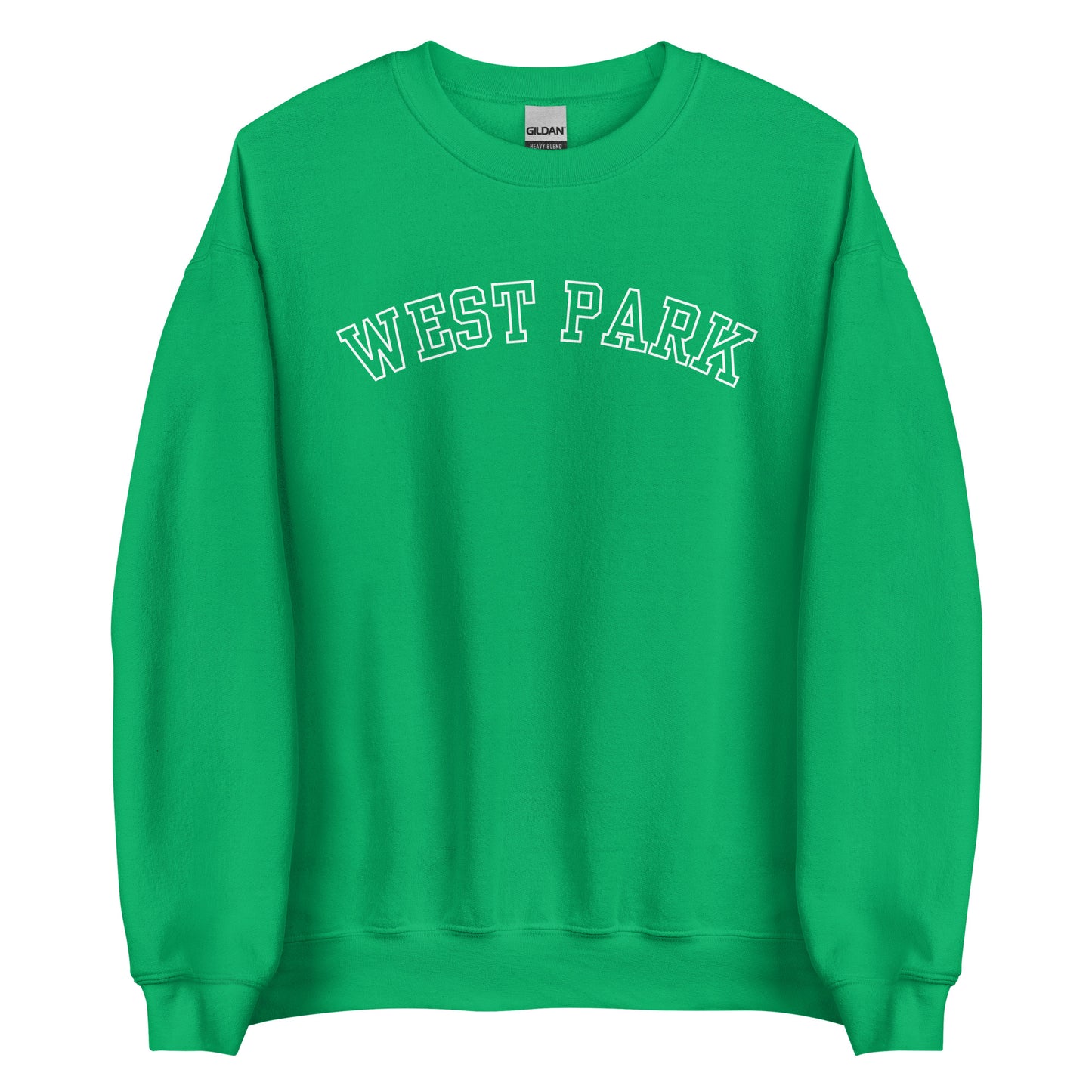 West Park Ohio Block Outline Crewneck Unisex Sweatshirt