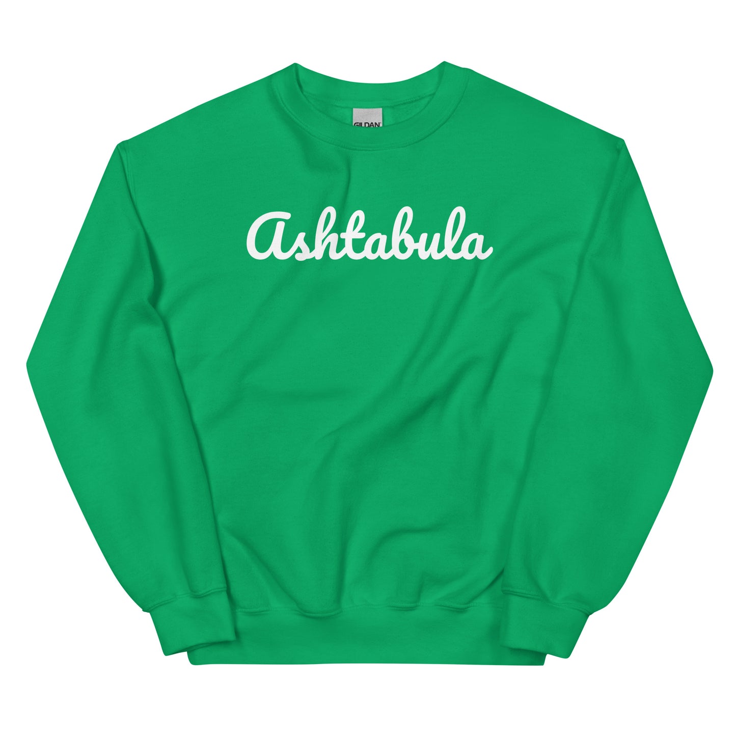 Ashtabula Ohio Solo Script Crewneck Unisex Sweatshirt
