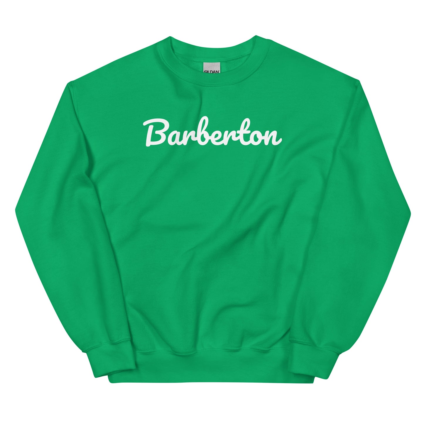 Barberton Ohio Solo Script Crewneck Unisex Sweatshirt