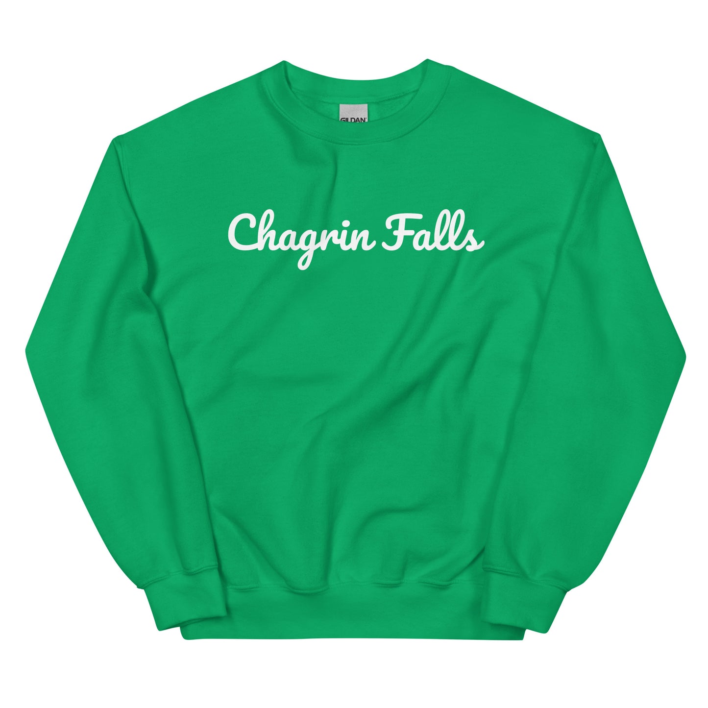 Chagrin Falls Ohio Solo Script Crewneck Unisex Sweatshirt