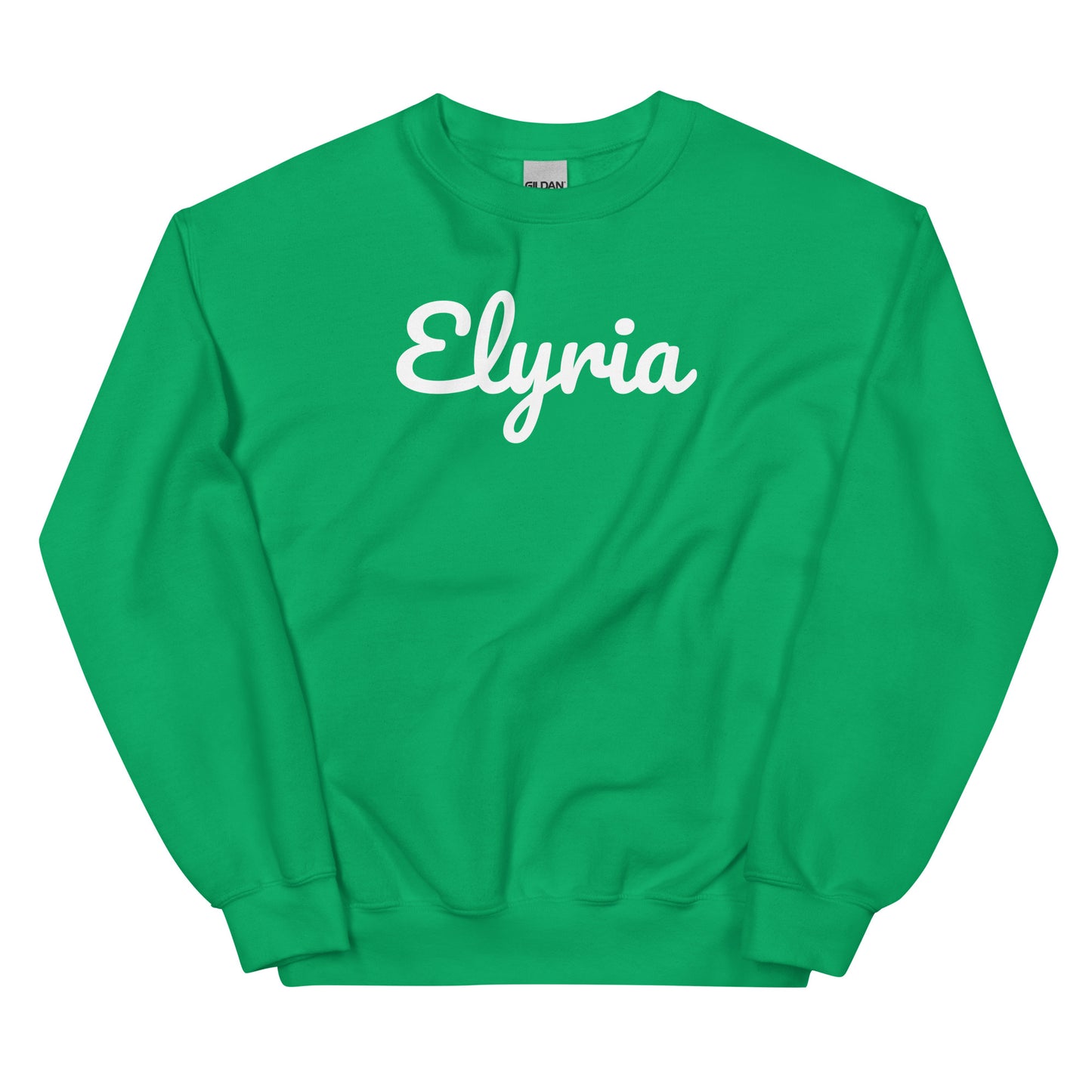 Elyria Ohio Solo Script Crewneck Unisex Sweatshirt