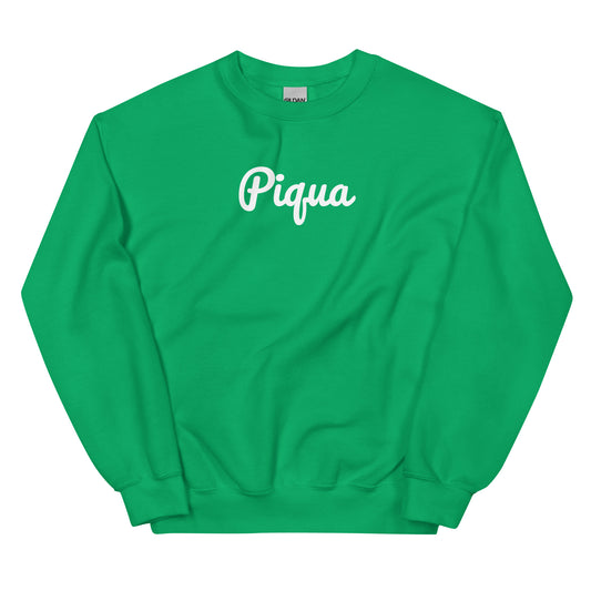 Piqua Ohio Solo Script Crewneck Unisex Sweatshirt