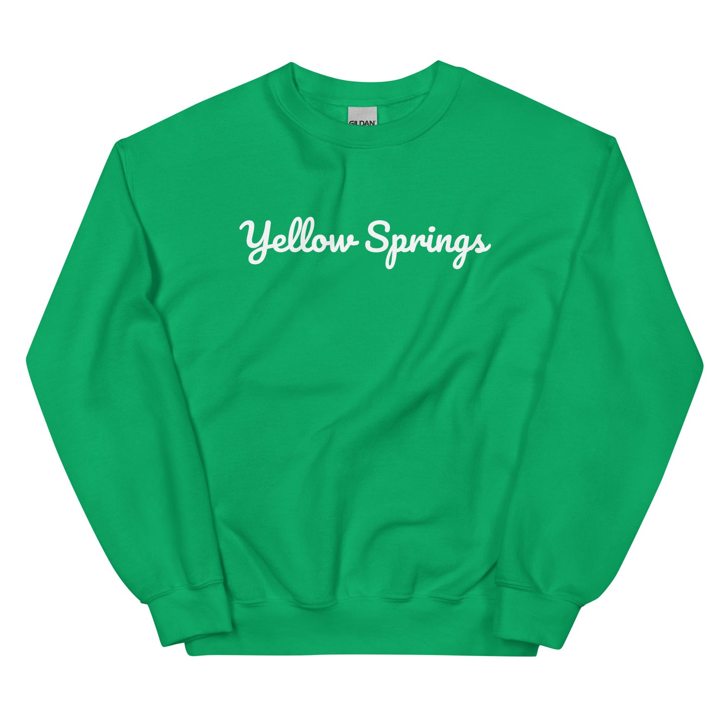 Yellow Springs Ohio Solo Script Crewneck Unisex Sweatshirt
