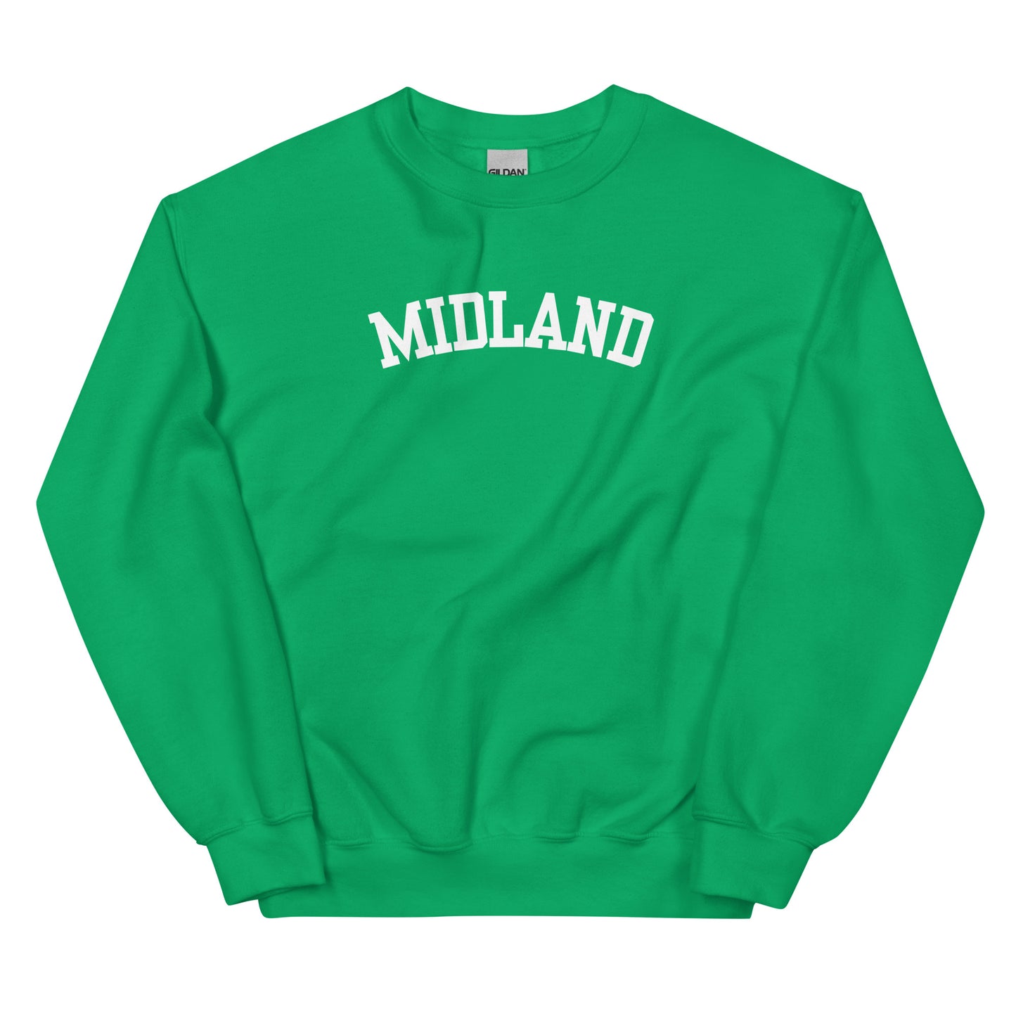 Midland Michigan Block Solo Crewneck Unisex Sweatshirt