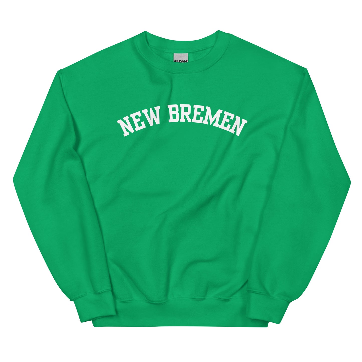 New Bremen Ohio Block Solo Crewneck Unisex Sweatshirt