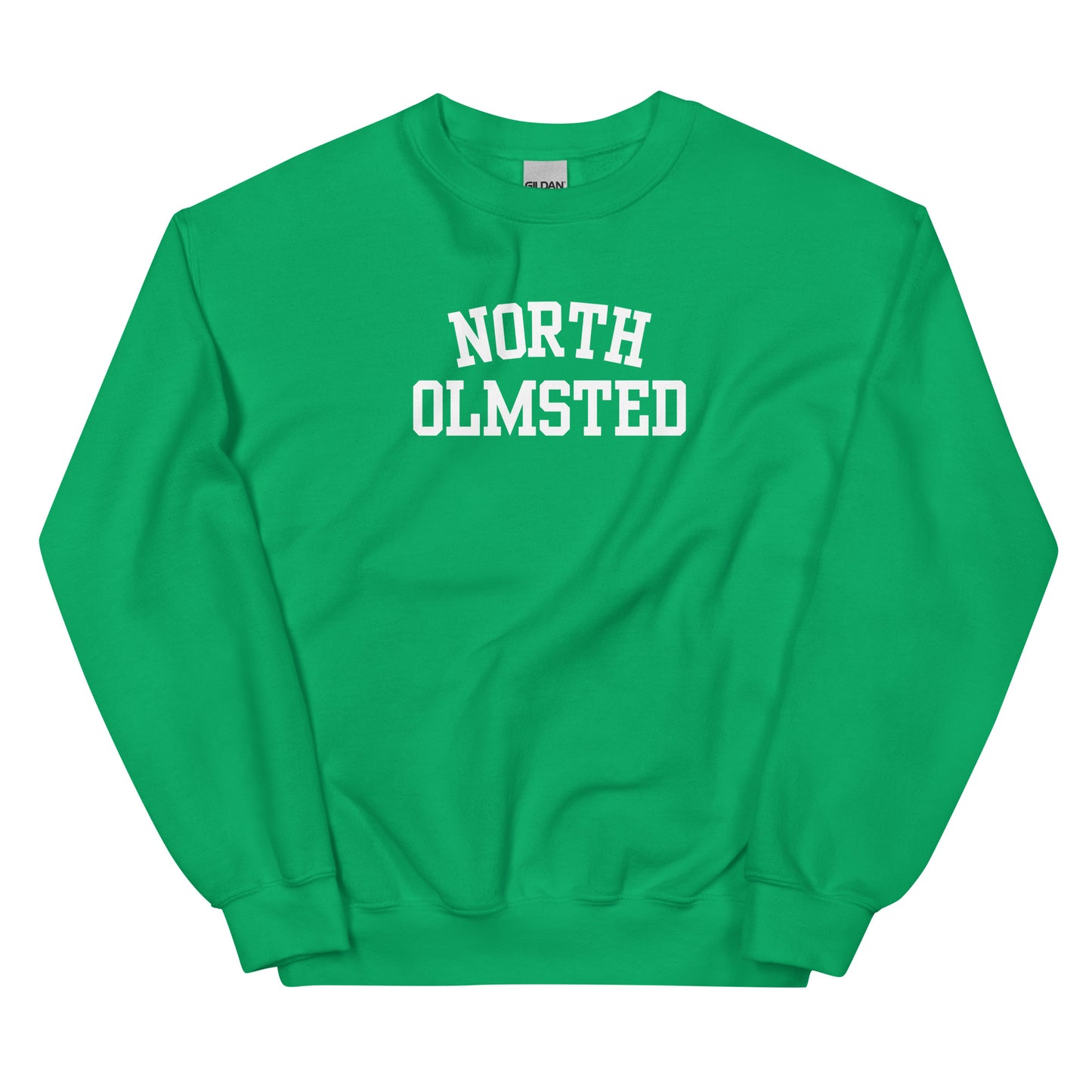 North Olmsted Ohio Block Solo Crewneck Unisex Sweatshirt