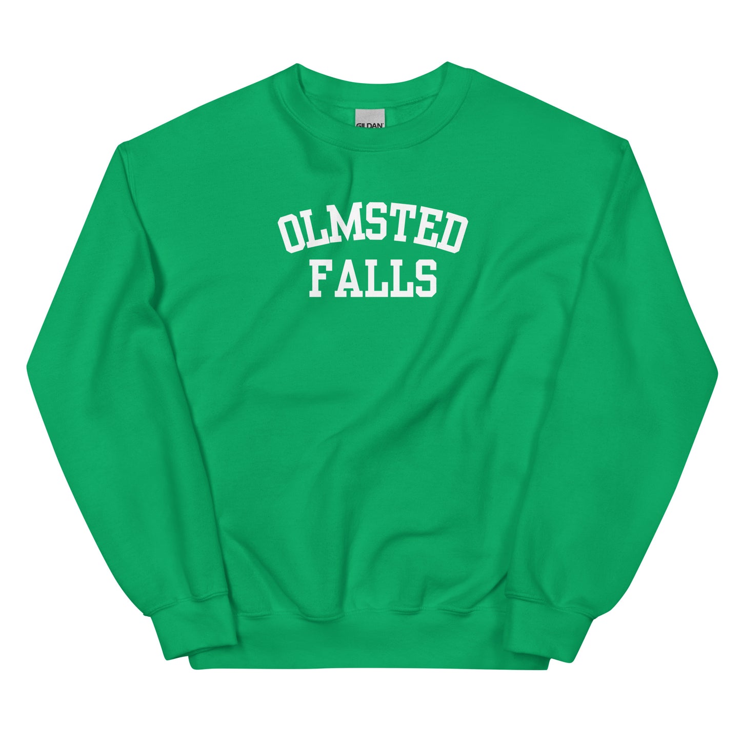 Olmsted Falls Ohio Block Solo Crewneck Unisex Sweatshirt