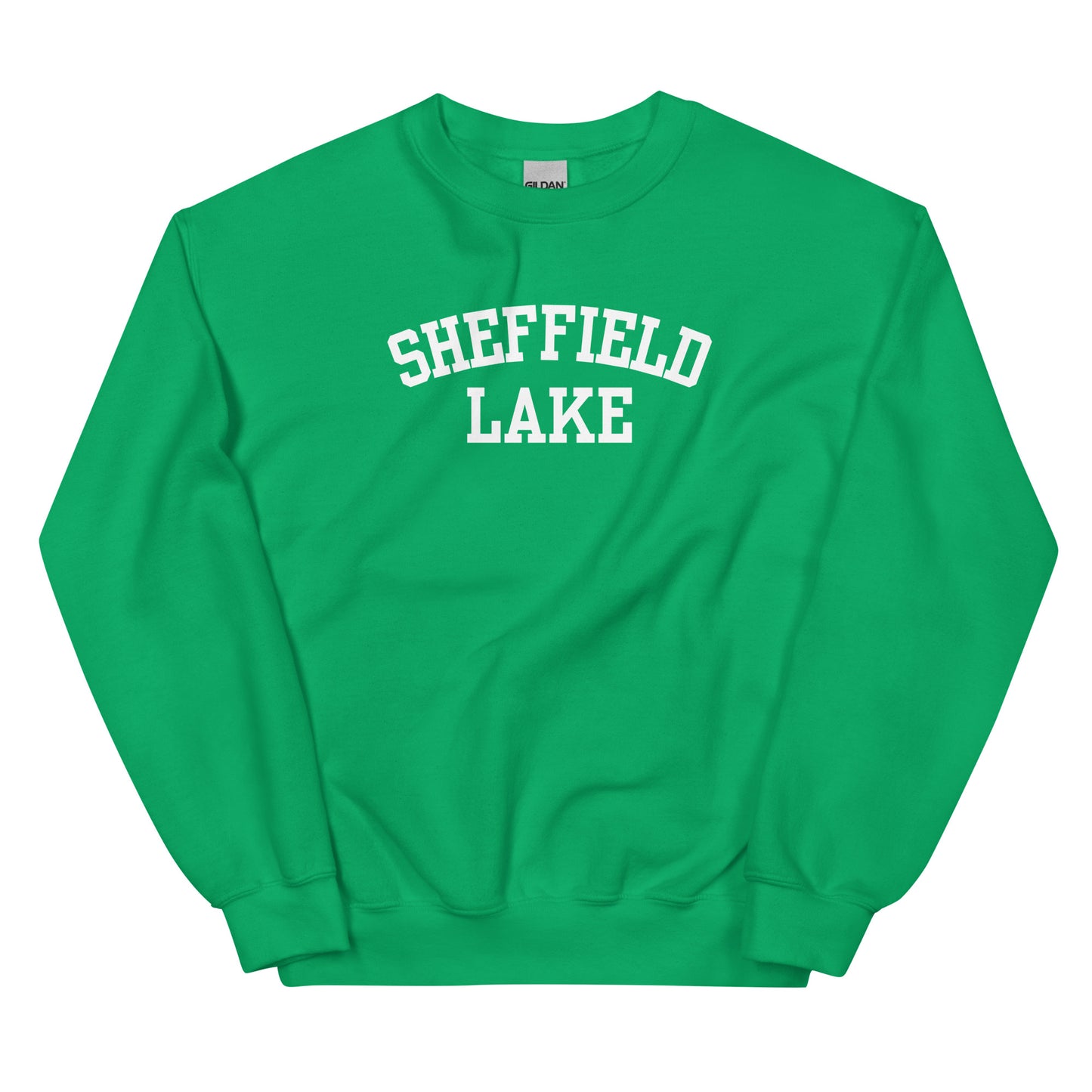 Sheffield Lake Ohio Block Solo Crewneck Unisex Sweatshirt