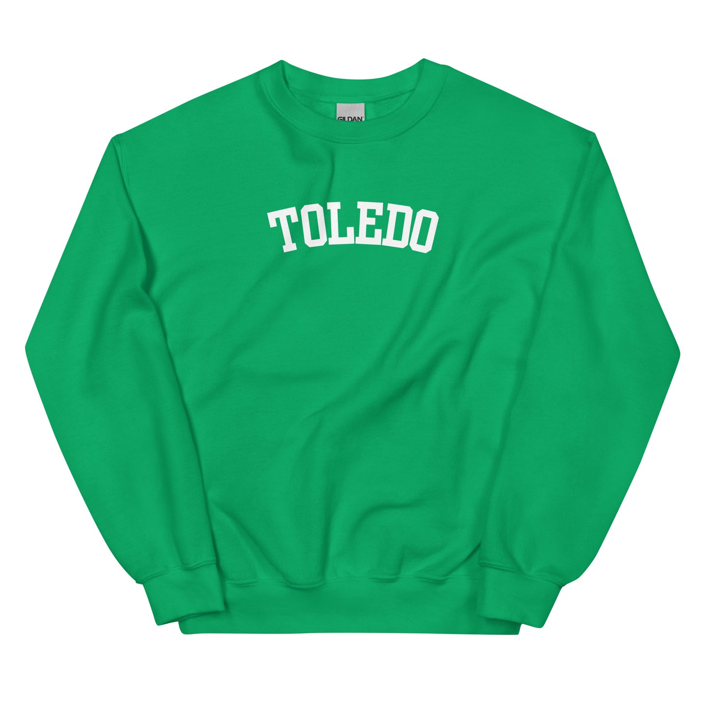 Toledo Ohio Block Solo Crewneck Unisex Sweatshirt