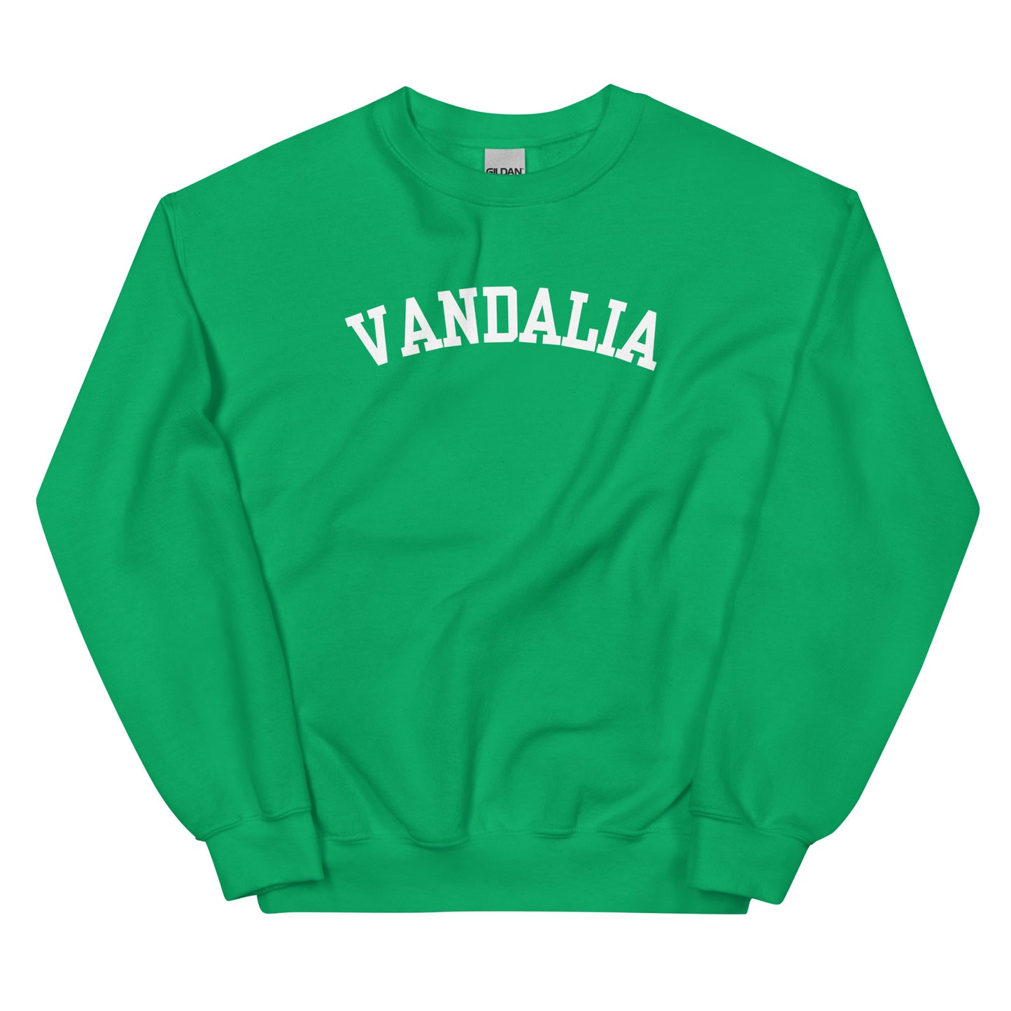 Vandalia Ohio Block Solo Crewneck Unisex Sweatshirt