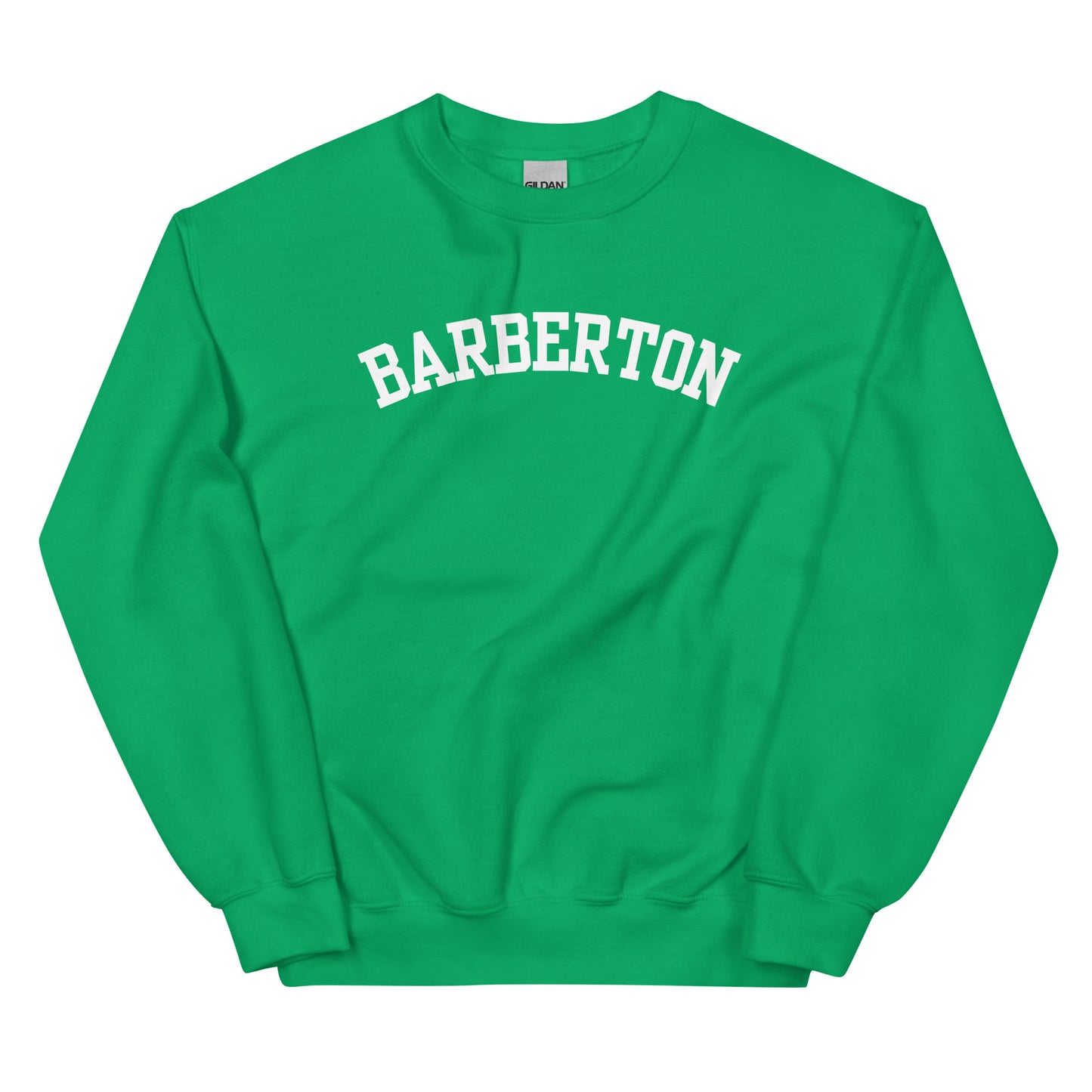 Barberton Ohio Block Solo Crewneck Unisex Sweatshirt
