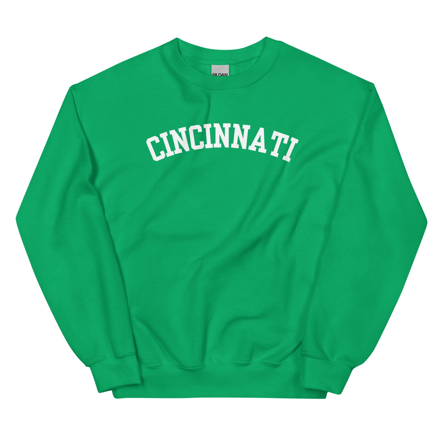 Cincinnati Ohio Block Solo Crewneck Unisex Sweatshirt