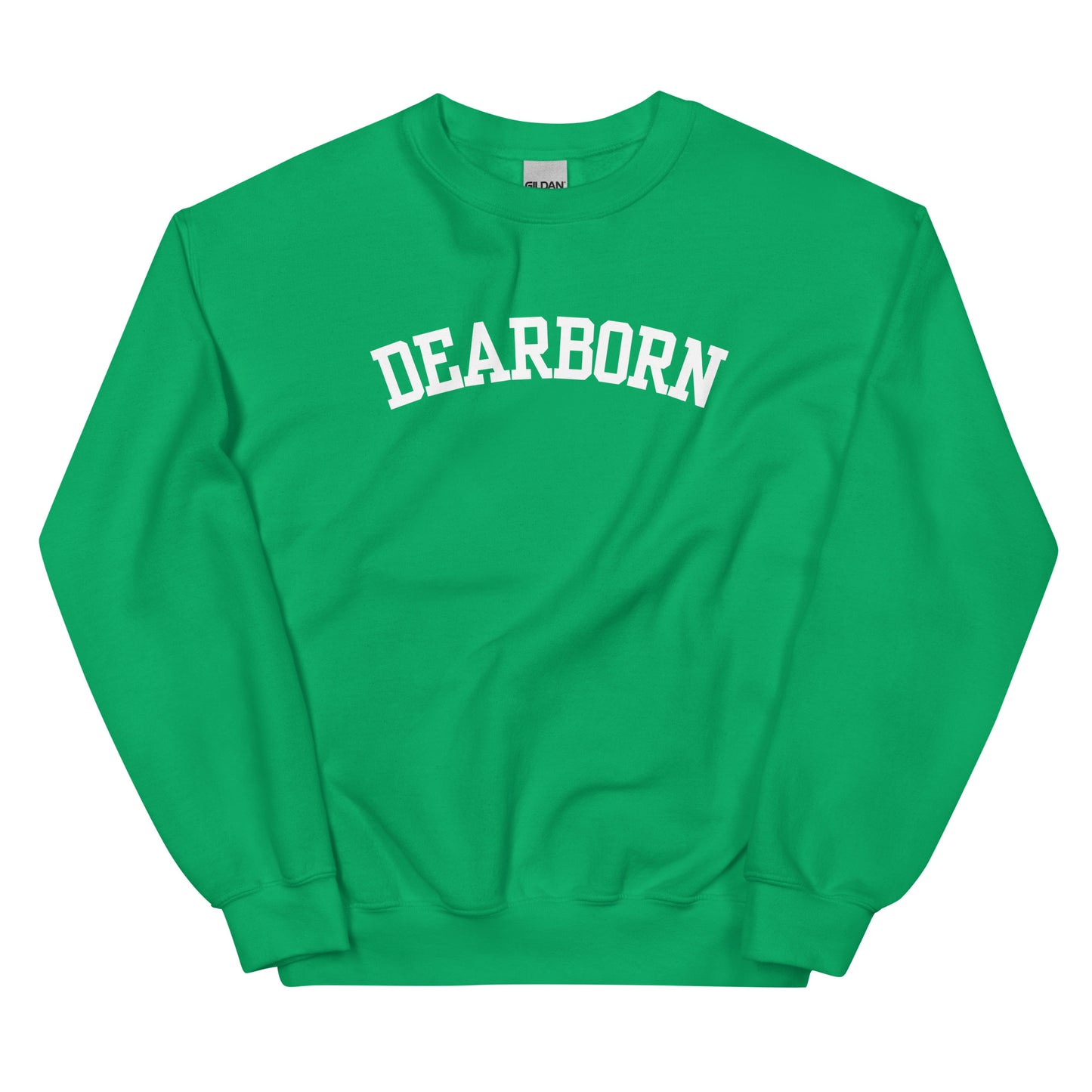 Dearborn Michigan Block Solo Crewneck Unisex Sweatshirt
